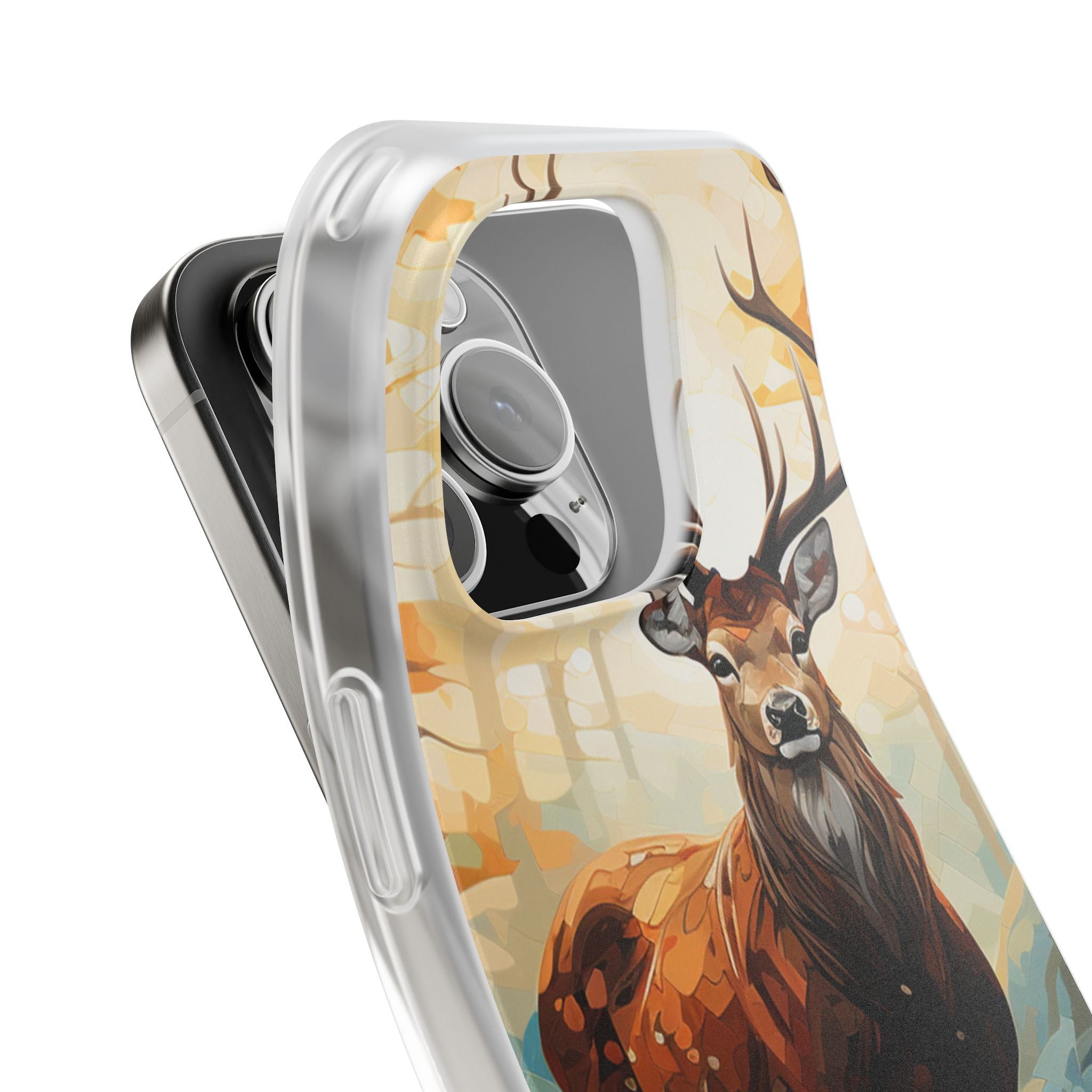 Glowing Stag iPhone 16 Pro Case - Soft - CASE•BOB