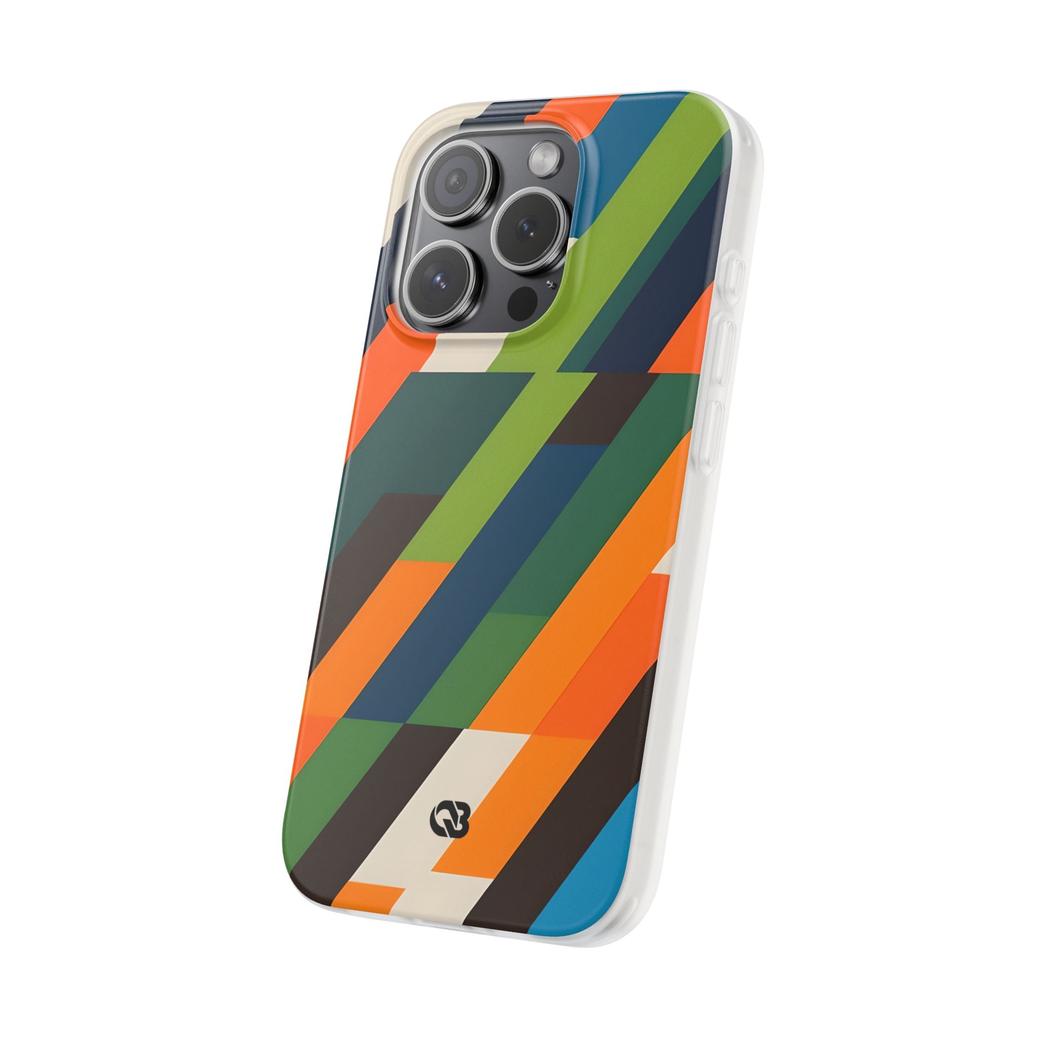 Angled Retro Mosaic · Soft Handyhülle für iPhone