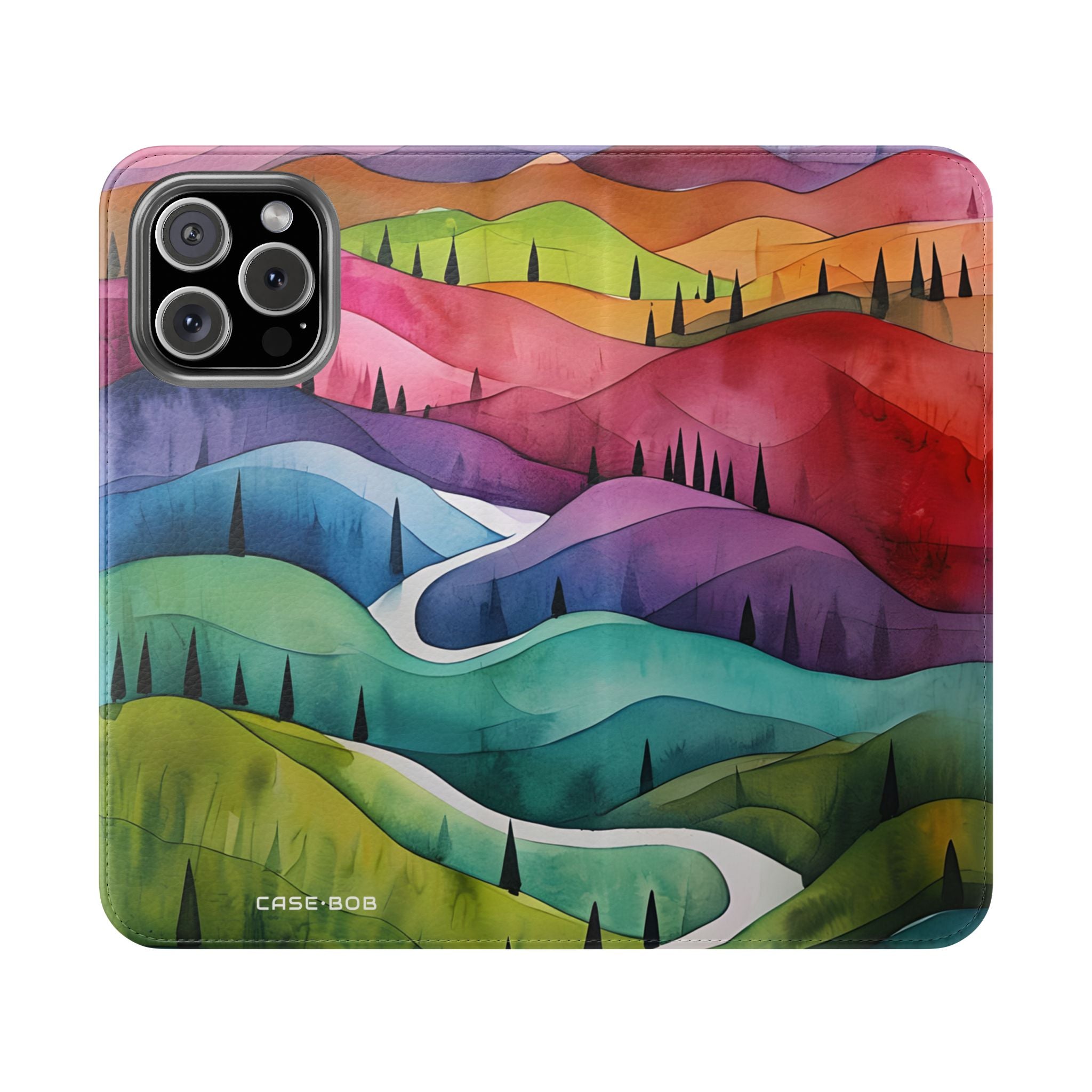 White Pathway - iPhone 16 Max Case - Wallet