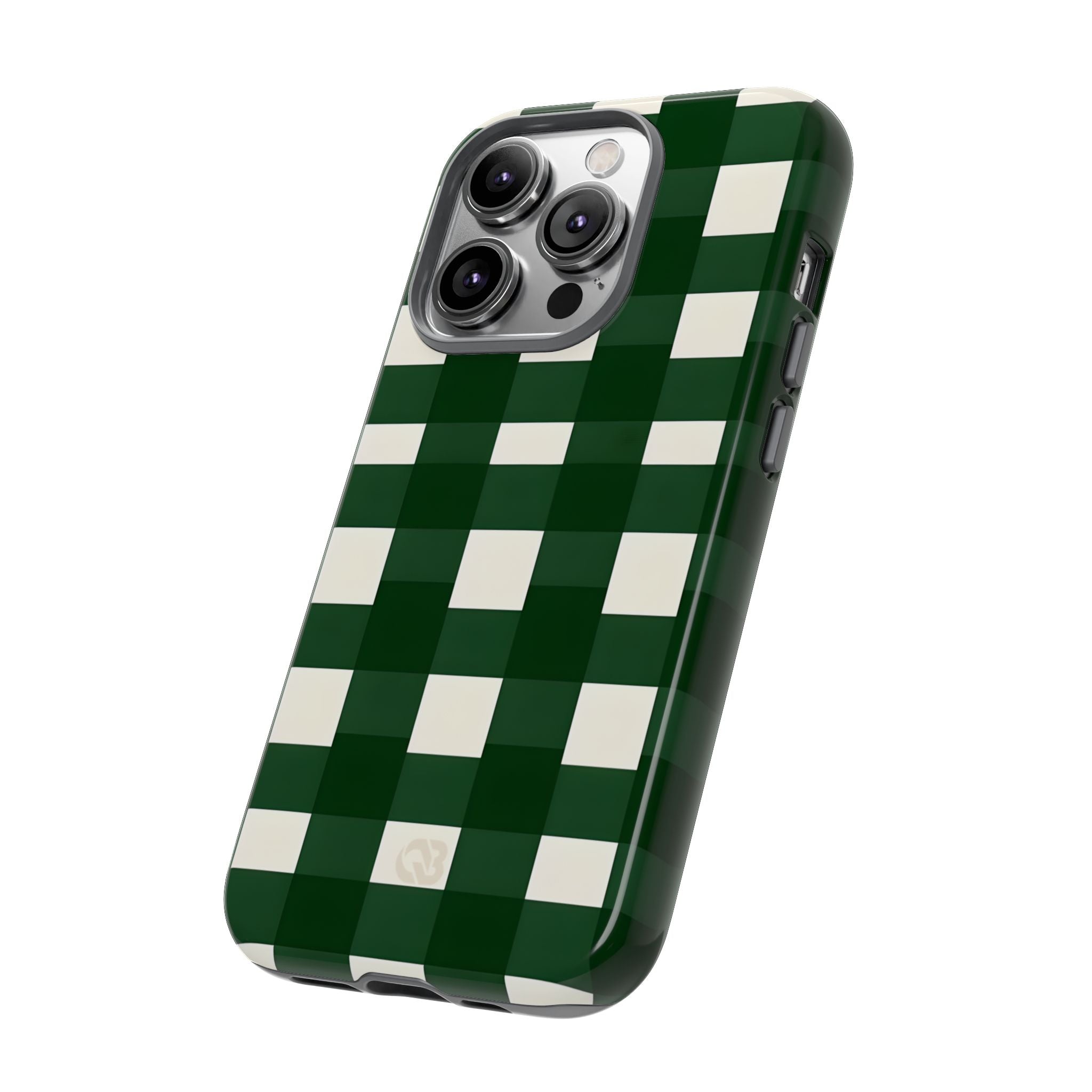 Hunter Green Plaid · Tough Phone Case for iPhone
