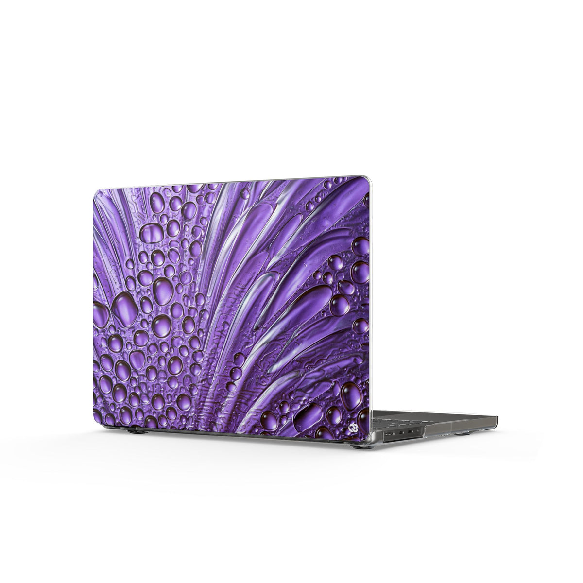 Violet Liquid Gel · Clear Hard Case for MacBook · Purple