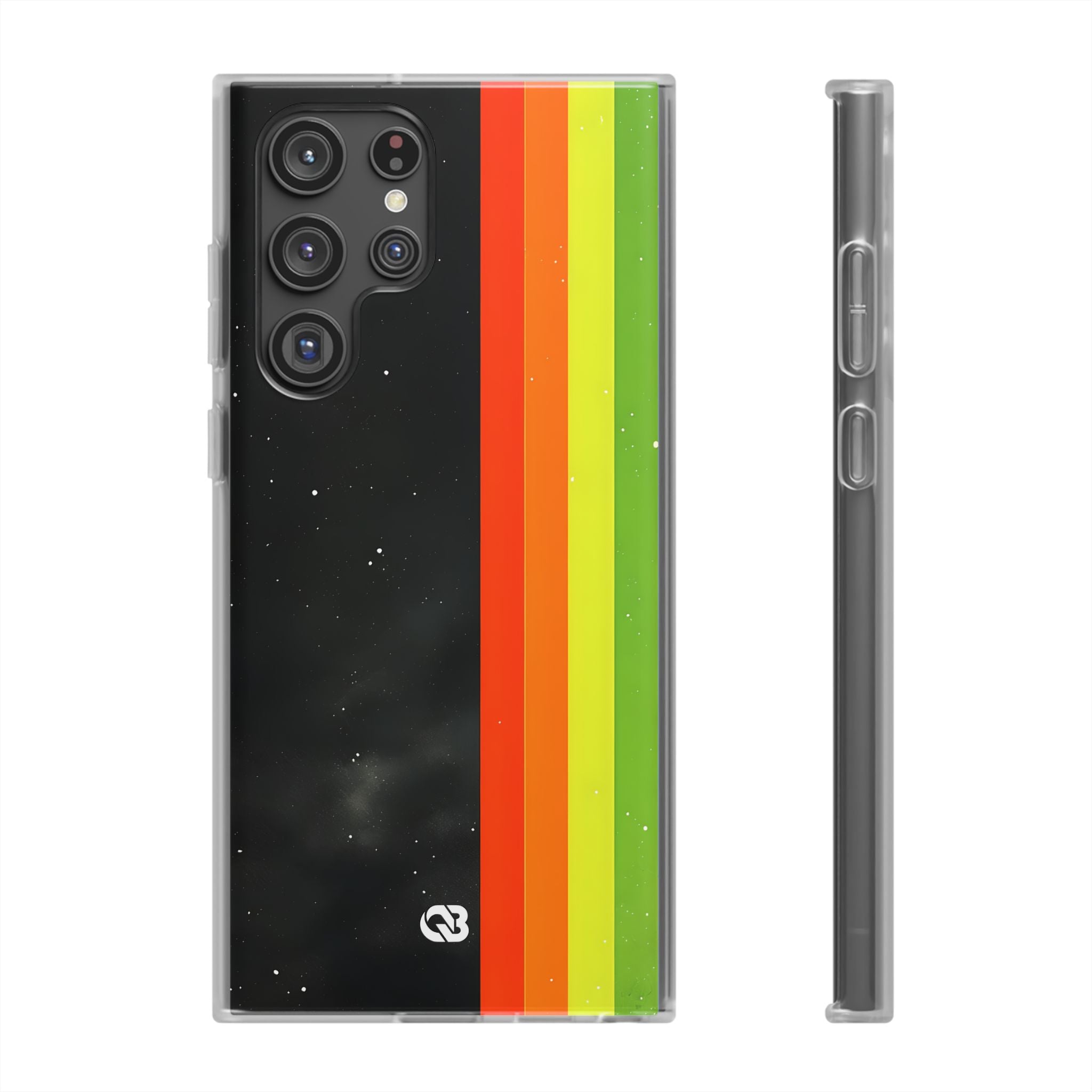 Retro Galactic Stripes · Soft Handyhülle für Samsung