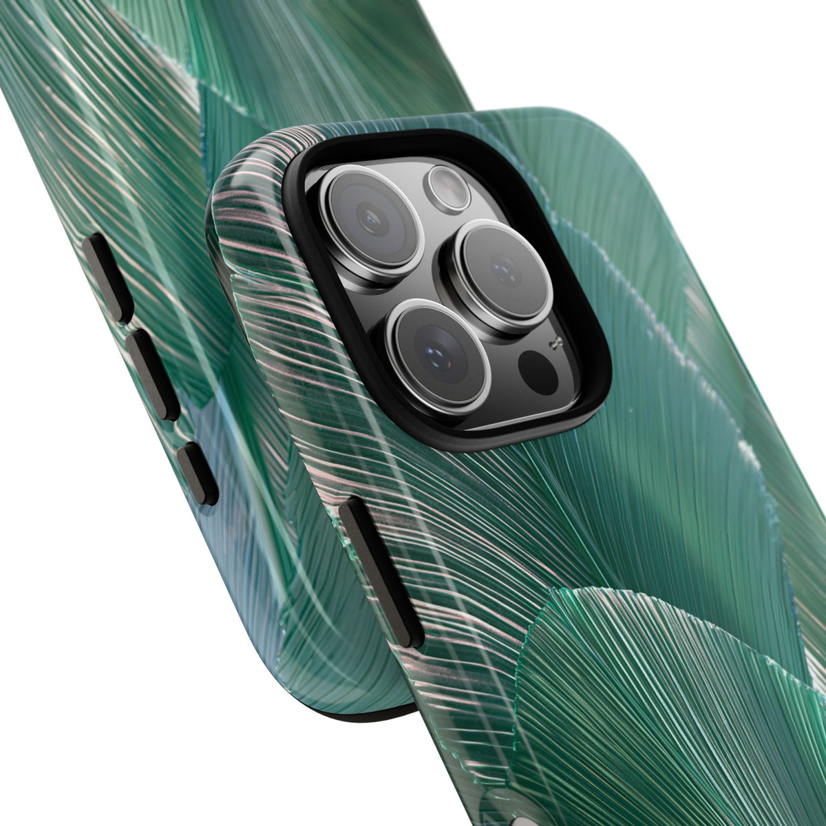 Translucent Fan Palm · Tough Phone Case for iPhone · Teal