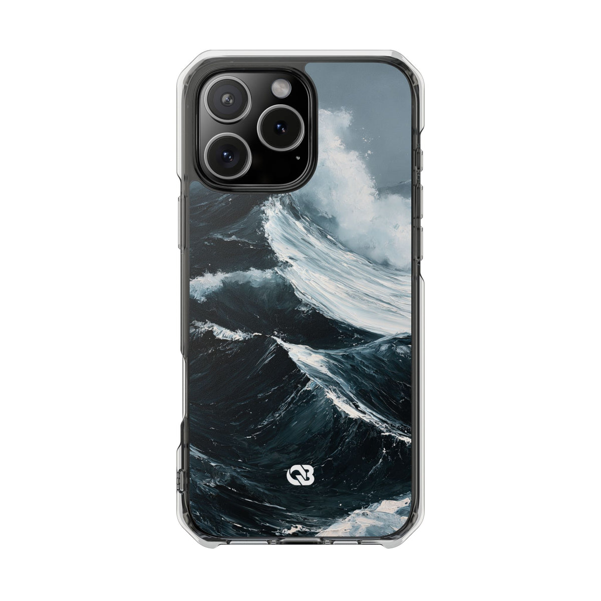 Nordic Swell · Clear Impact Magnetic Phone Case for iPhone · Blue