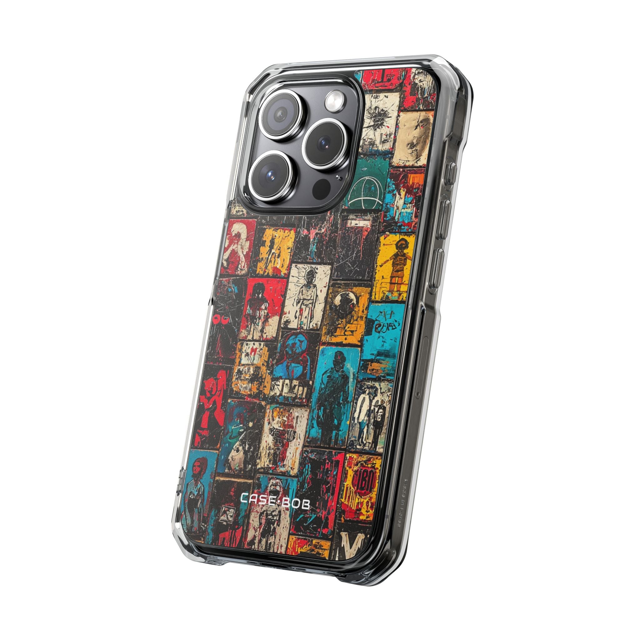 Figured Grid iPhone 15 Pro Skal - Impact