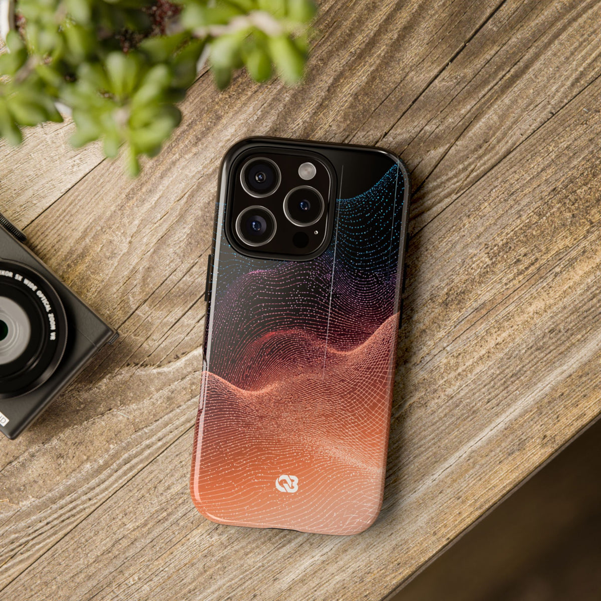 Spectral Elevation · Tough Phone Case for iPhone · Orange