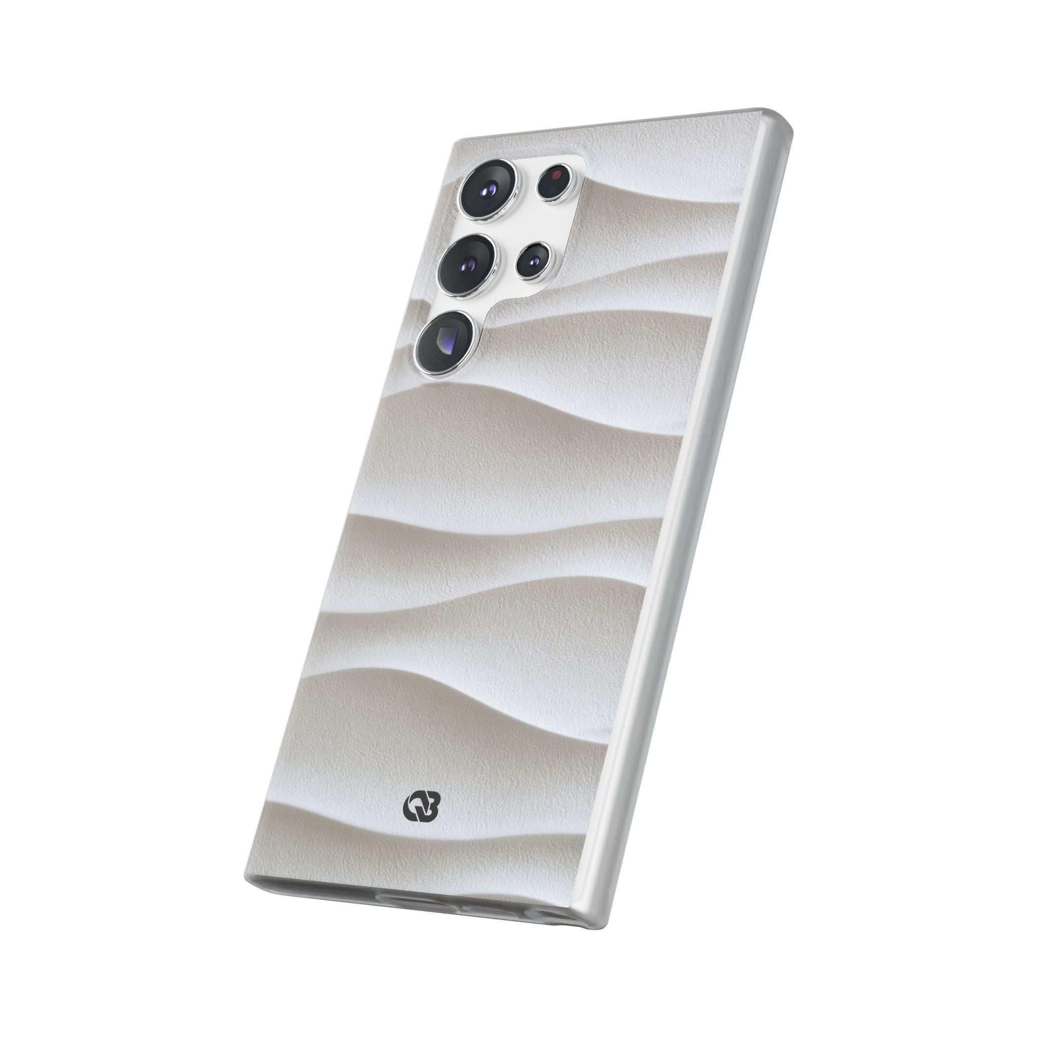 White Lite Phone Case for Samsung - Arctic Flow Ridges