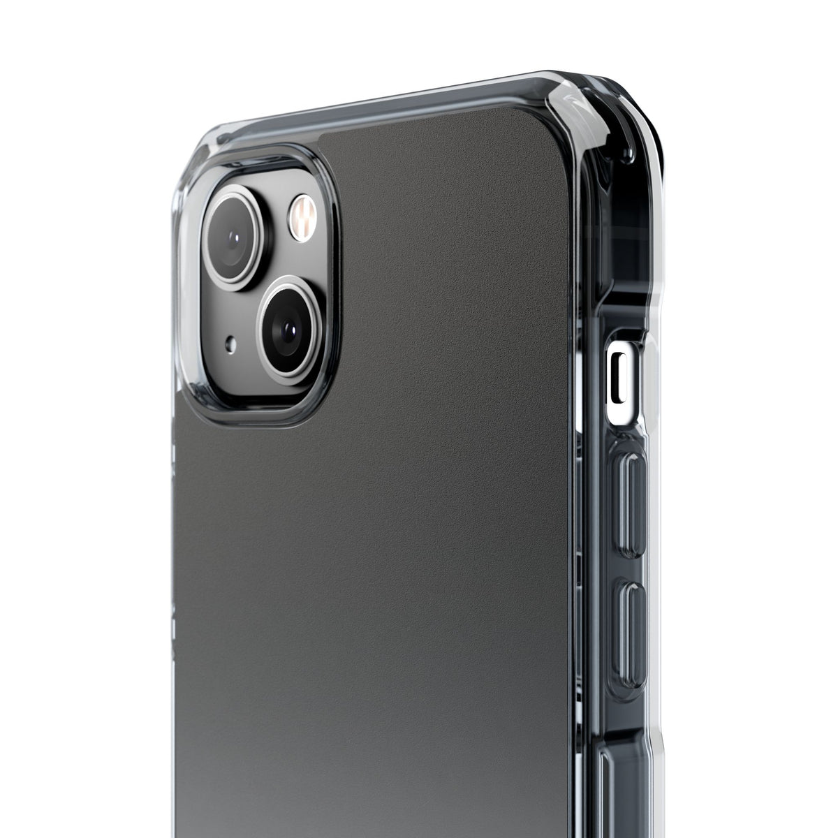Noir Ombre Fade · Clear Impact Magnetic Phone Case for iPhone · Black
