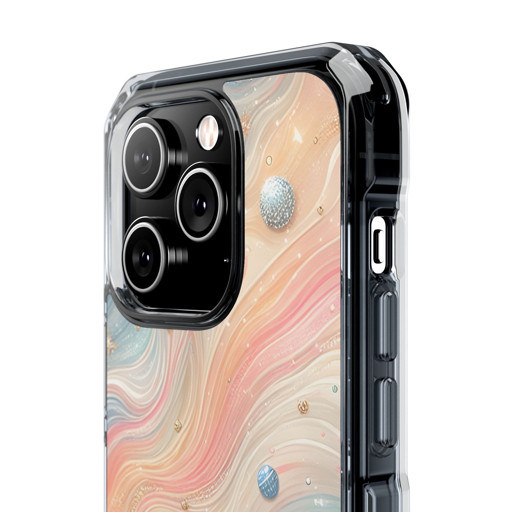 Iridescent Swirls iPhone 14 Pro Case - Impact