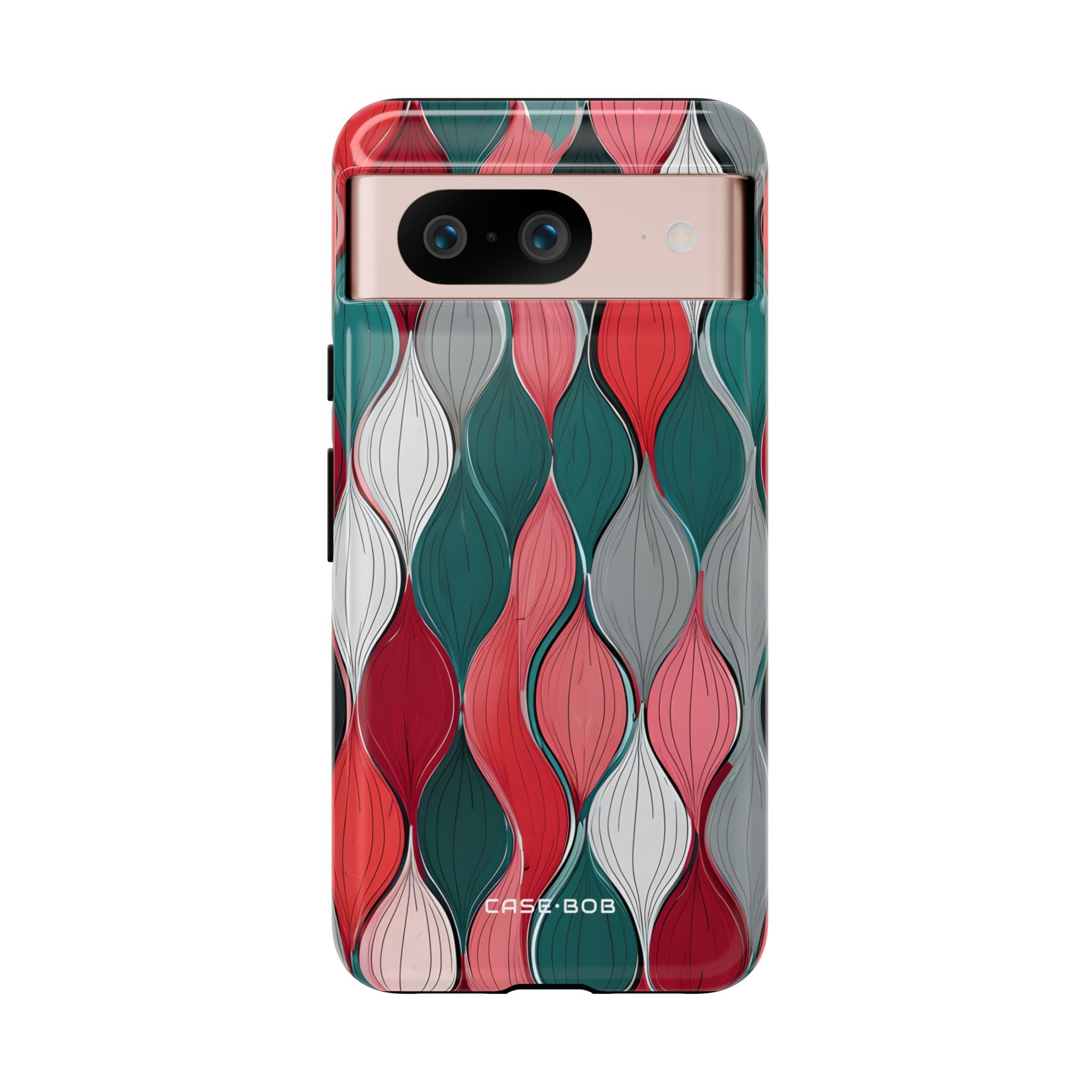 Leaf Cascade Teal Google Pixel 8 Case - Tough