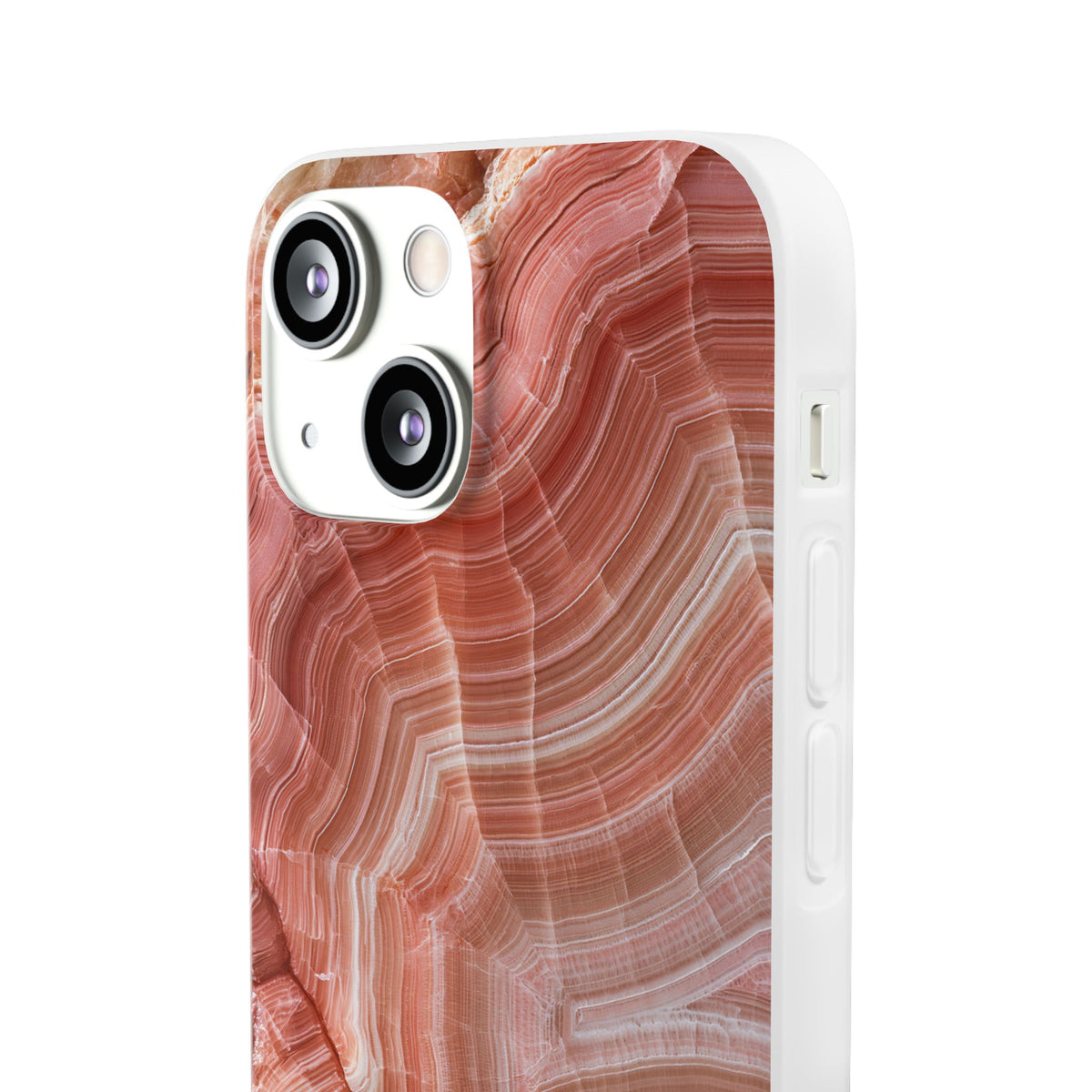 Blushing Rose Strata · Lite Phone Case for iPhone · Pink