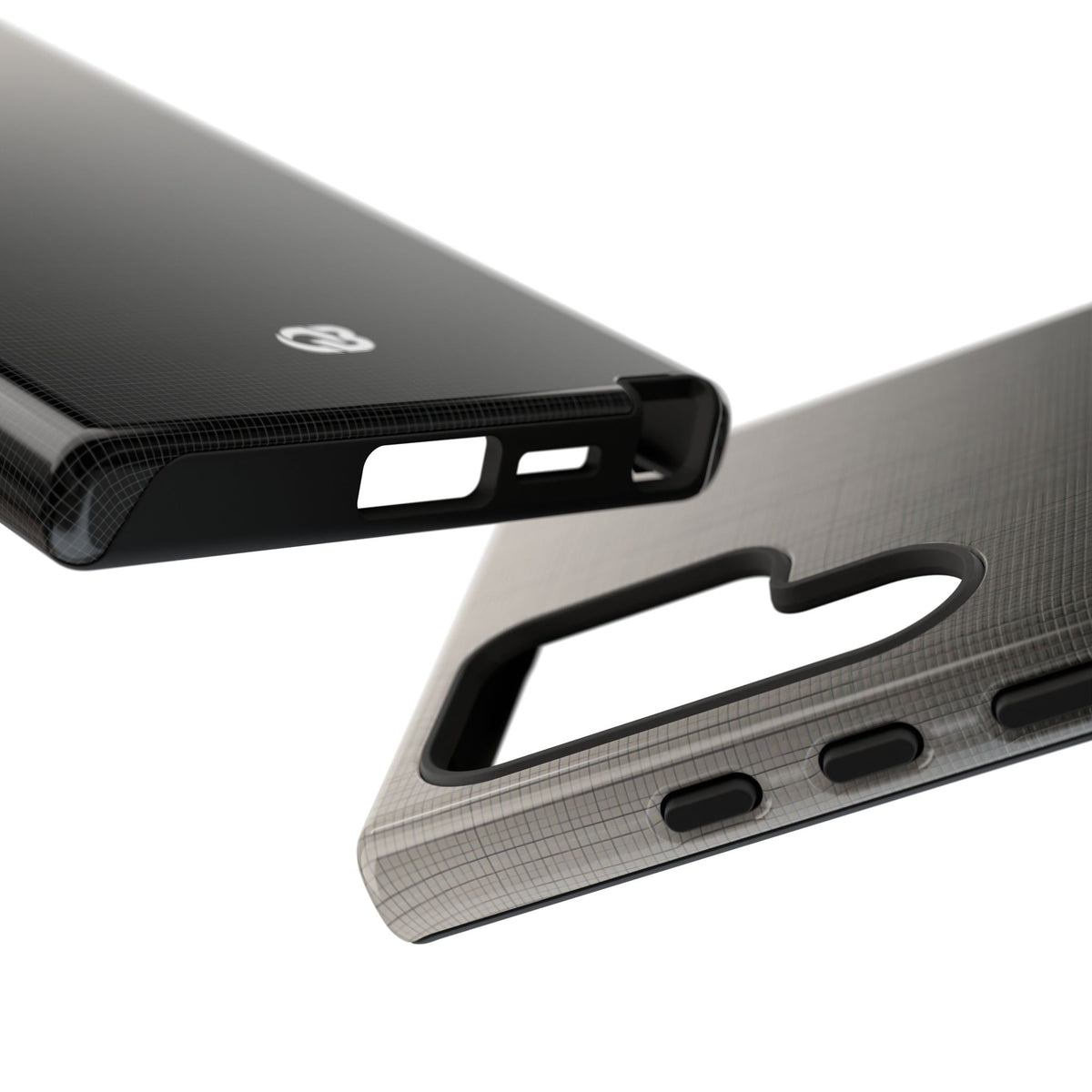 Monochrome Metric Grid · Tough Phone Case for Samsung · Black