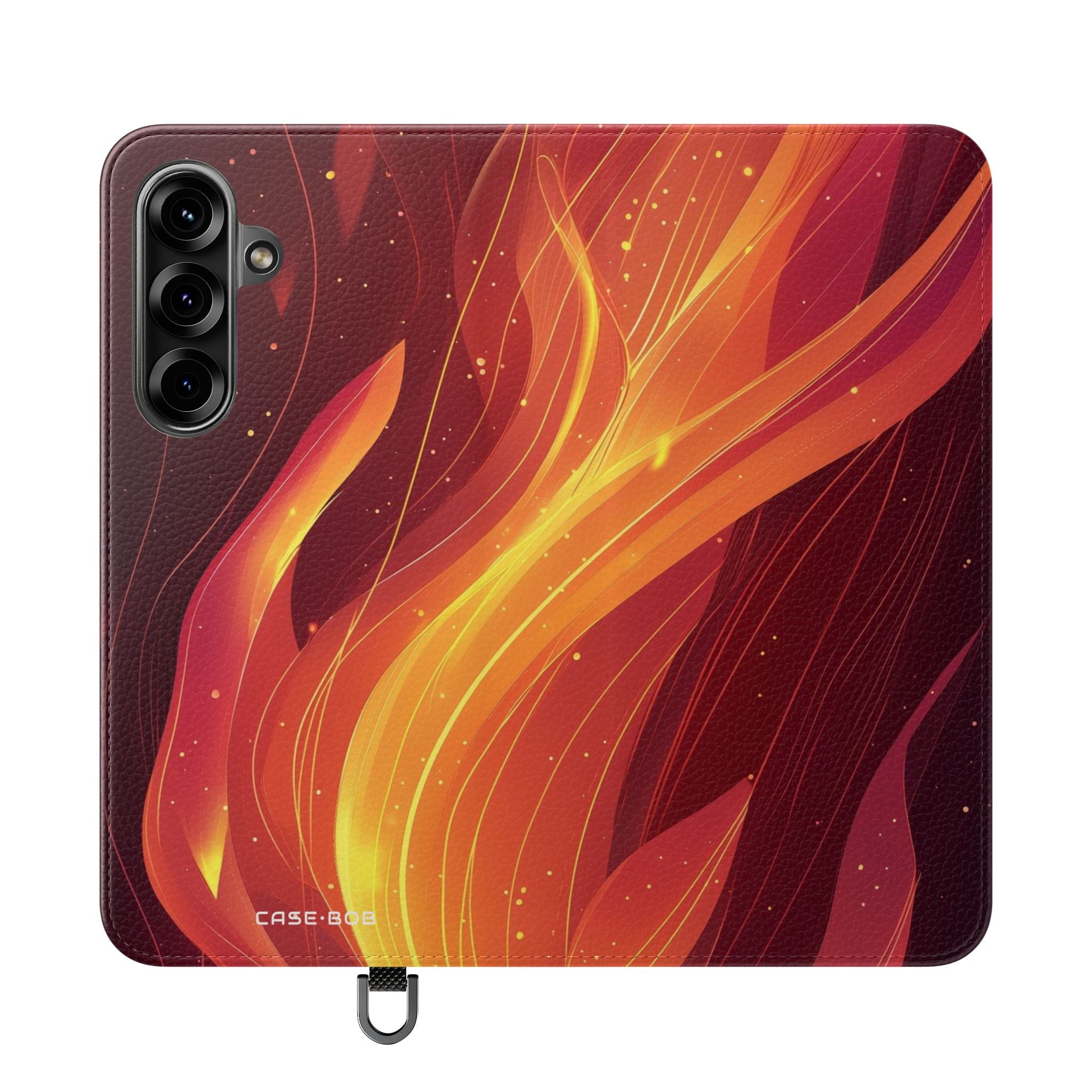 Flaming Ember - Samsung S25+ Case - Portemonnee