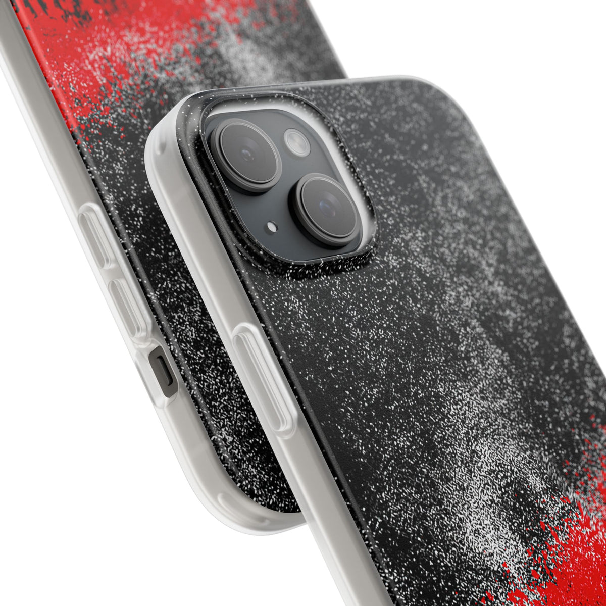Crimson Noir Drip · Lite Phone Case for iPhone · Black