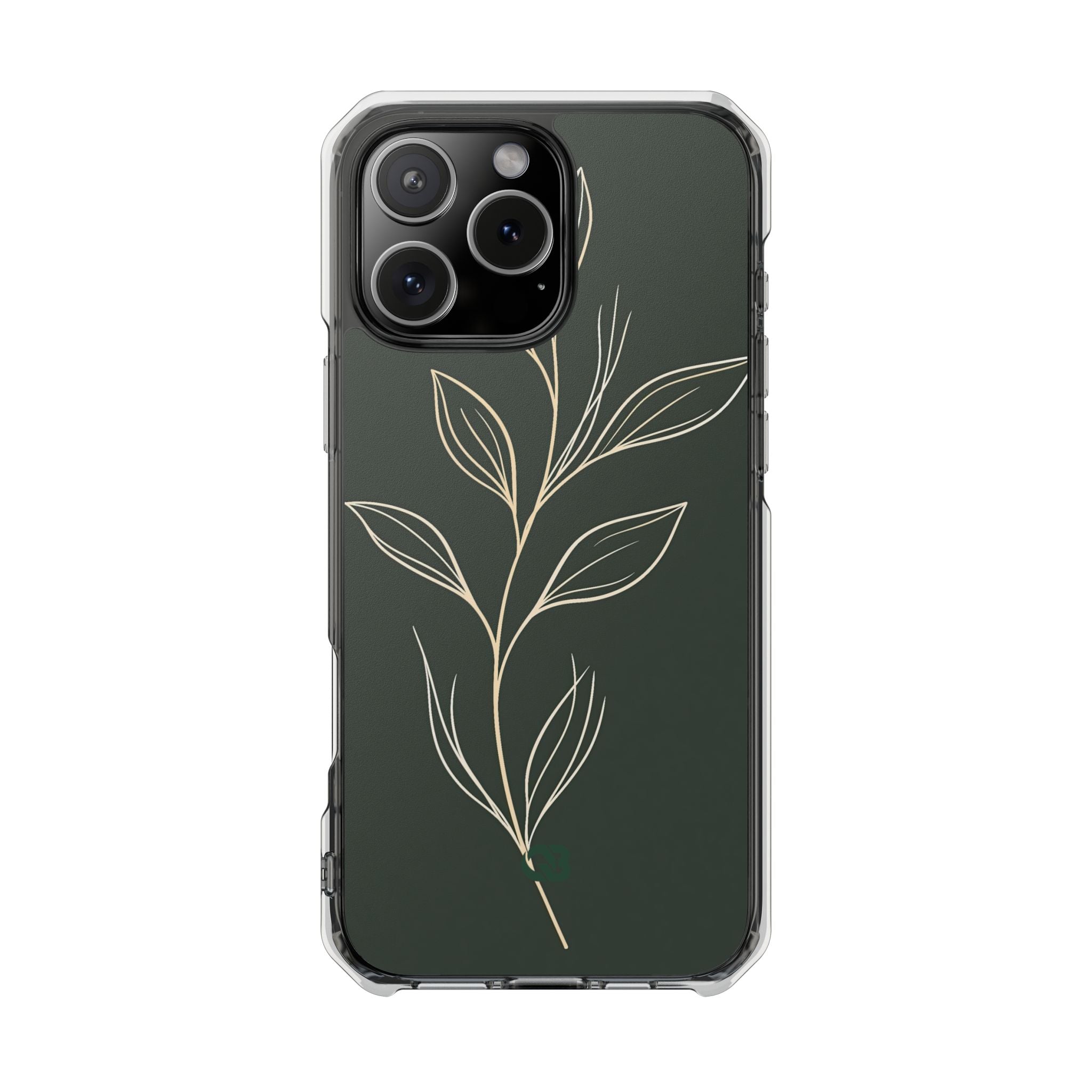 Green Impact MagSafe Phone Case for iPhone - Deep Moss Willow