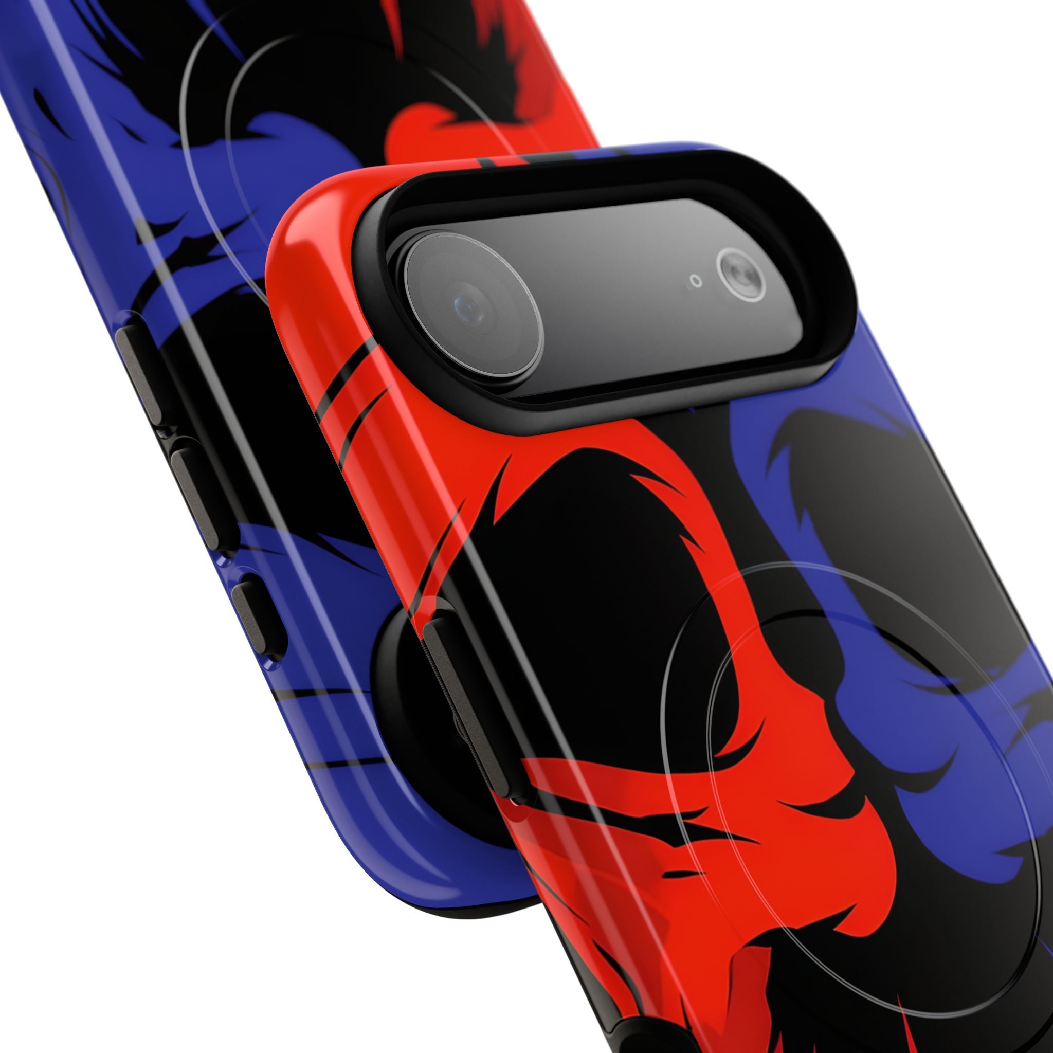 Crimson Cobalt Skulls · Tough+ Phone Case for iPhone · Magsafe