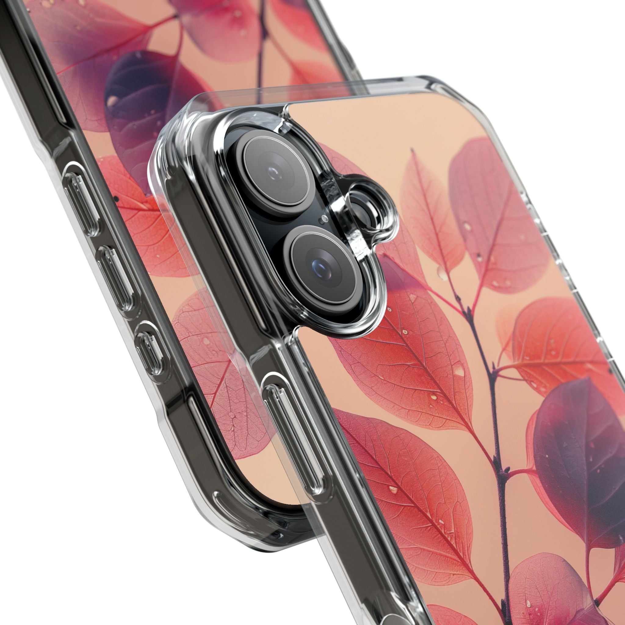 Dewy Magenta Foliage · Impact Phone Case for iPhone · Magsafe