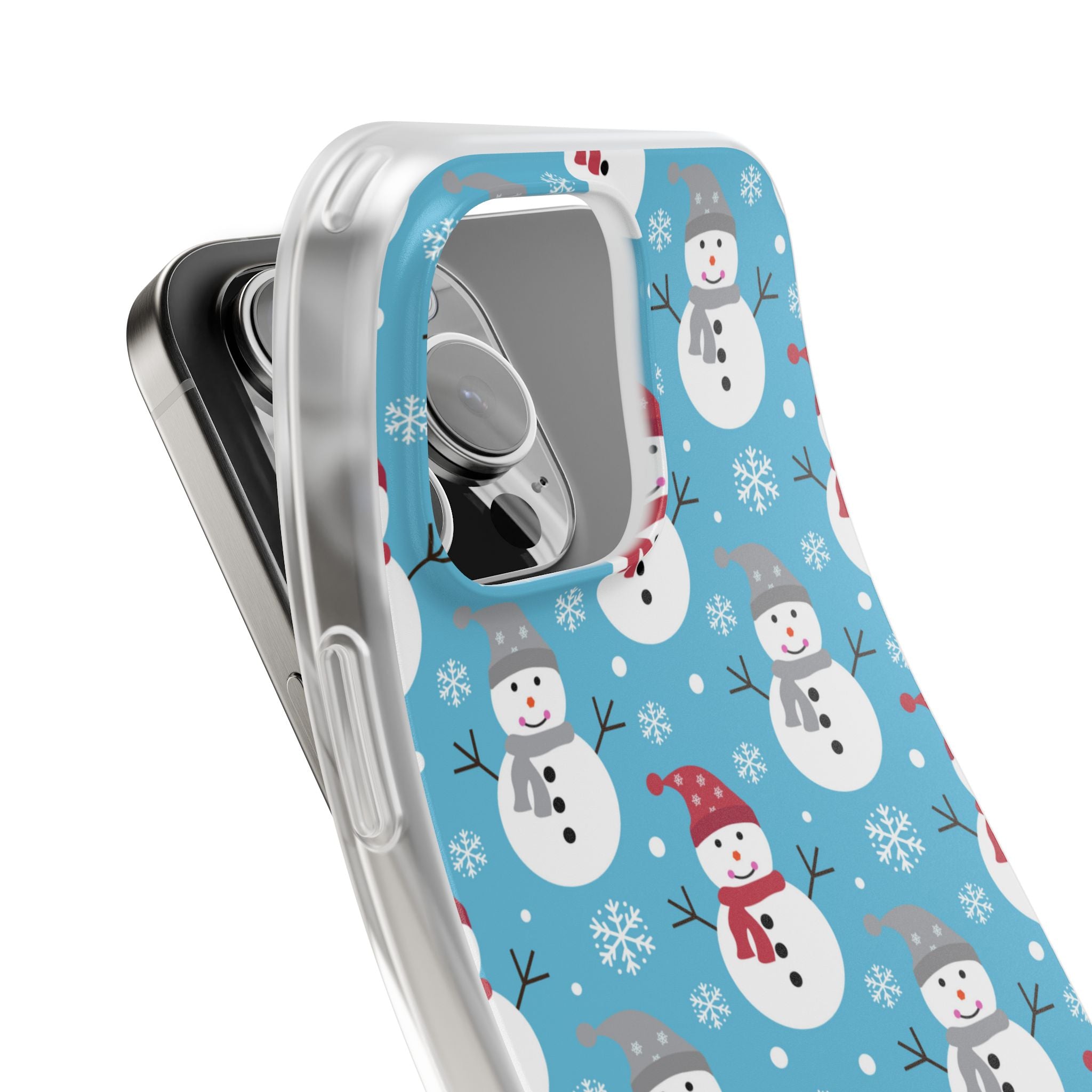 Snowman Parade iPhone 16 Pro Max Case - Soft