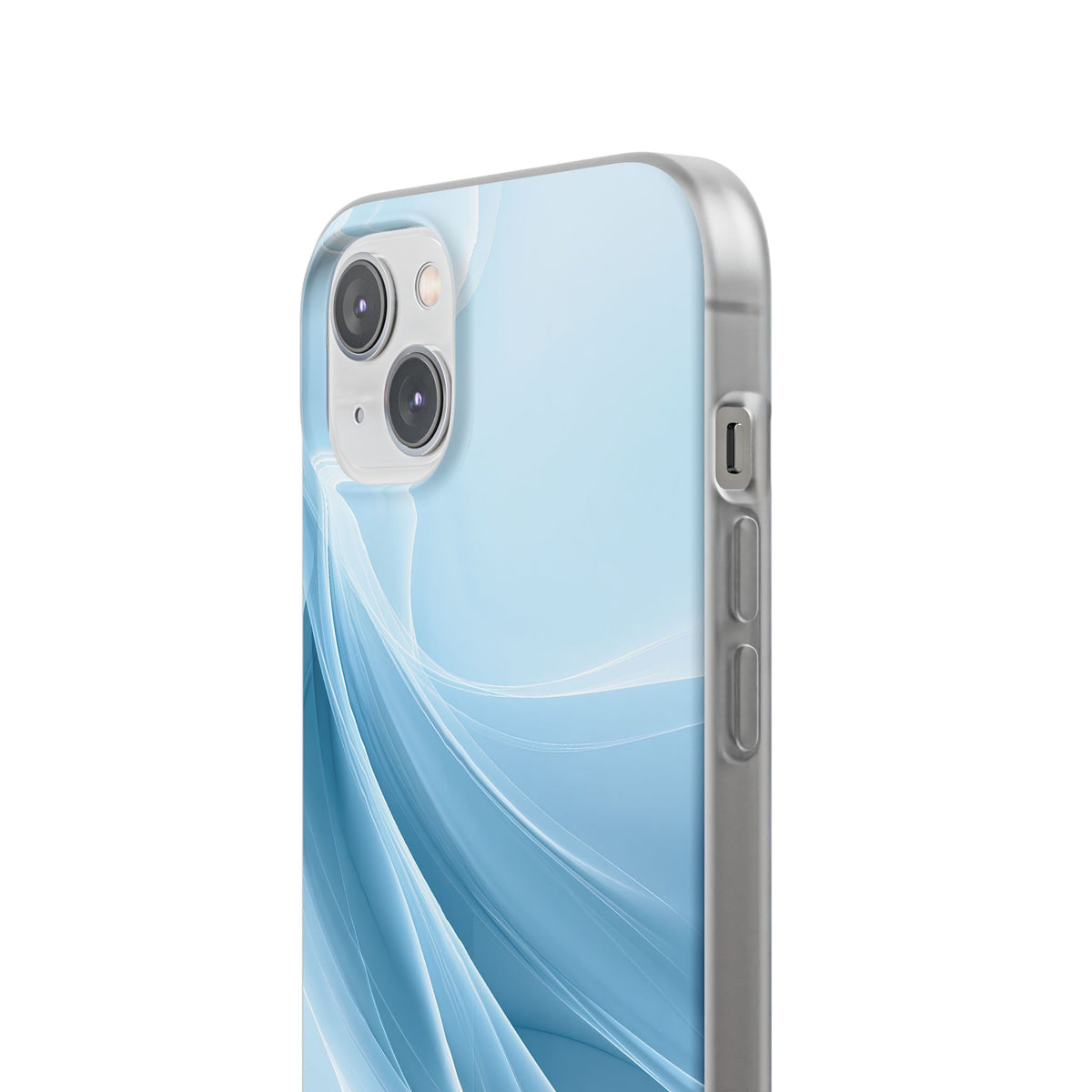 Glacial Ridge Contours · Lite Phone Case for iPhone · Blue