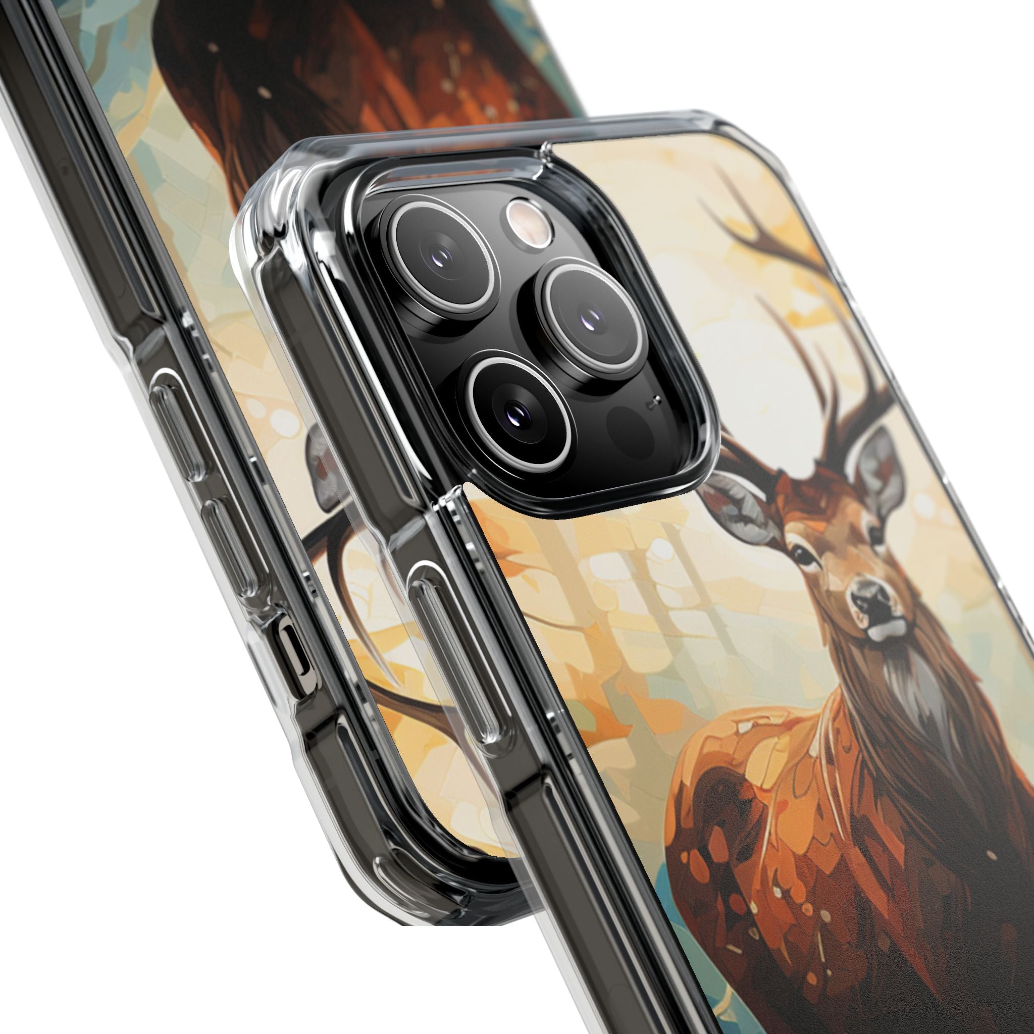 Glowing Stag iPhone 14 Pro Max Case - Impact - CASE•BOB