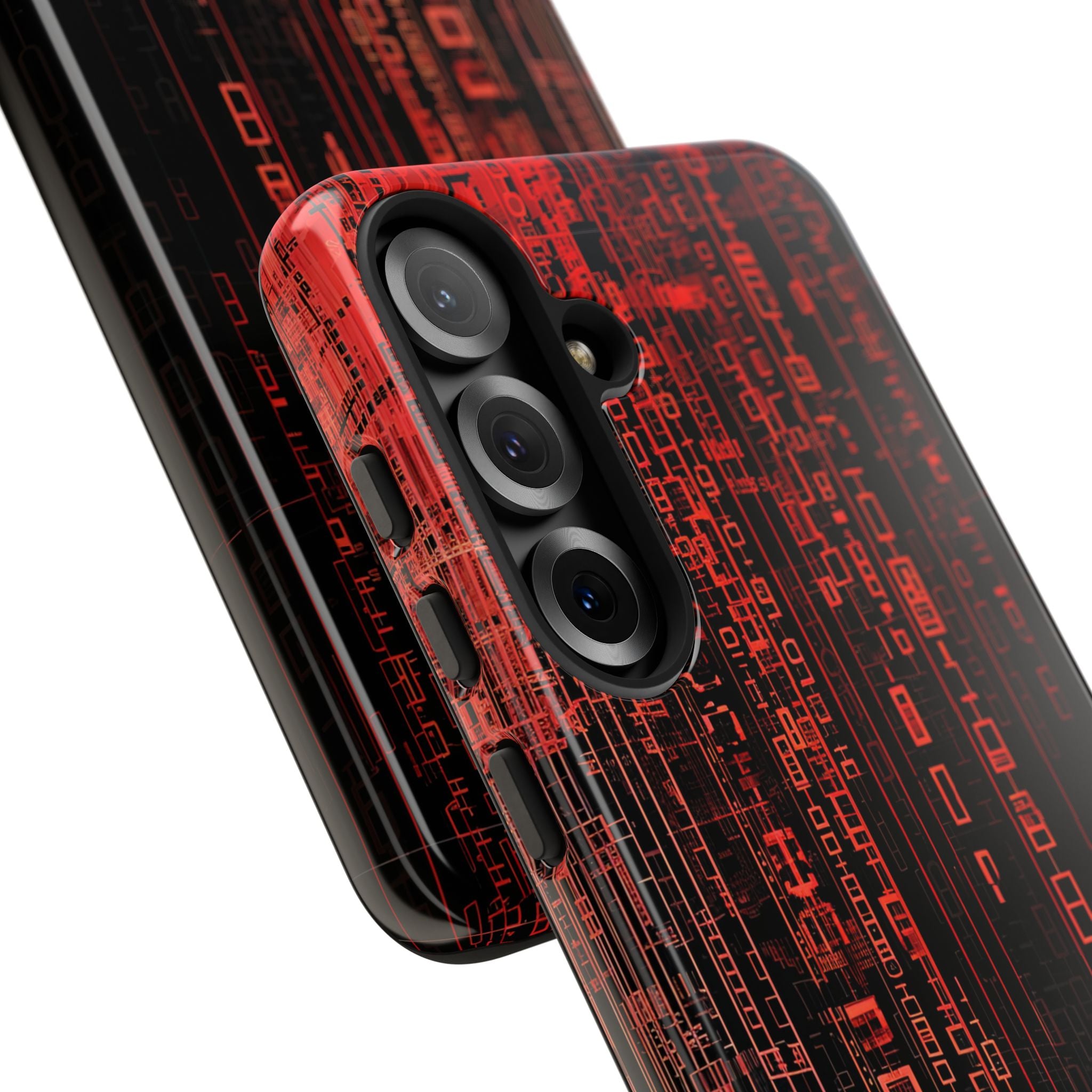 Crimson Glyphs Samsung S25 Plus Case - Tough