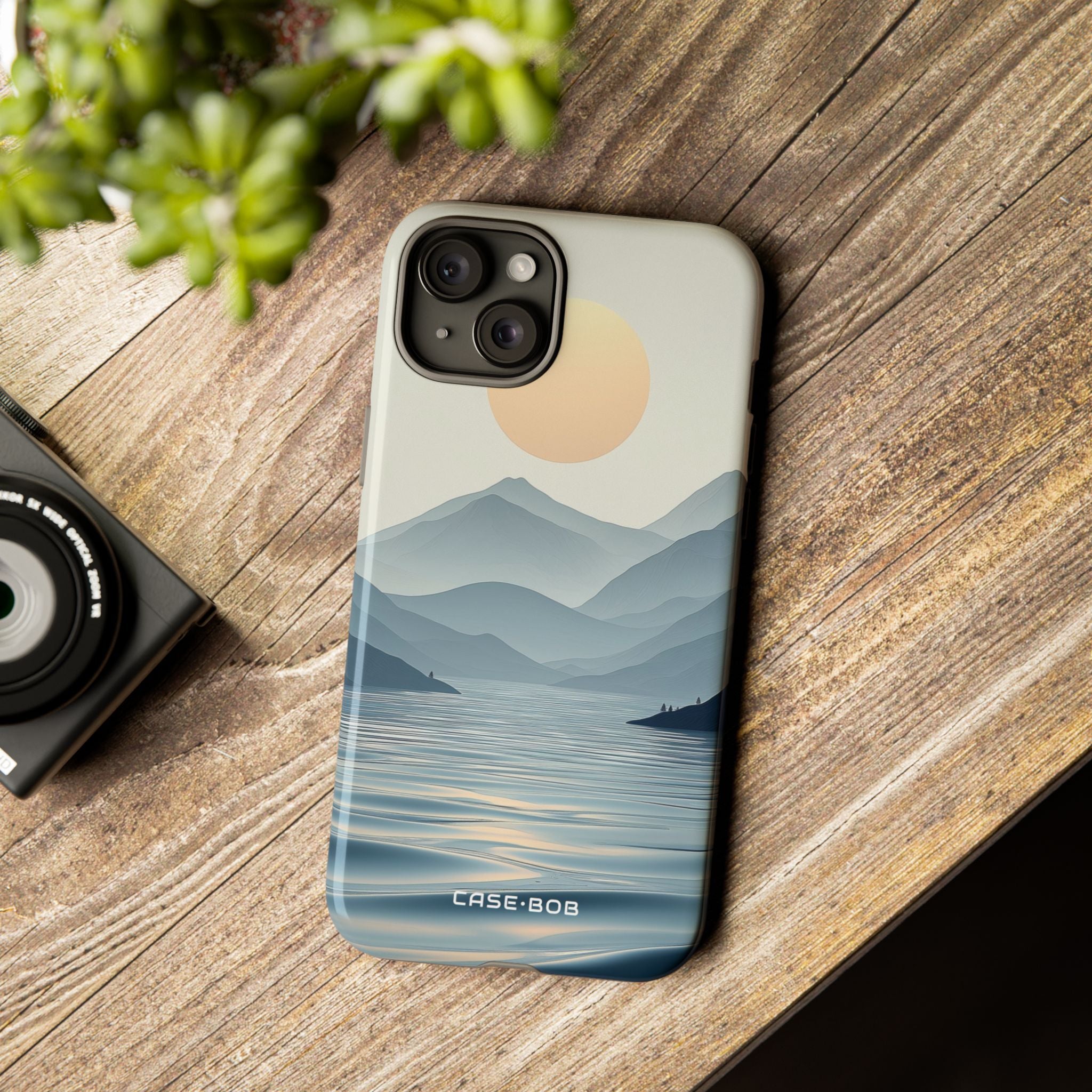 Golden Horizon iPhone 15 Plus Case - Tough