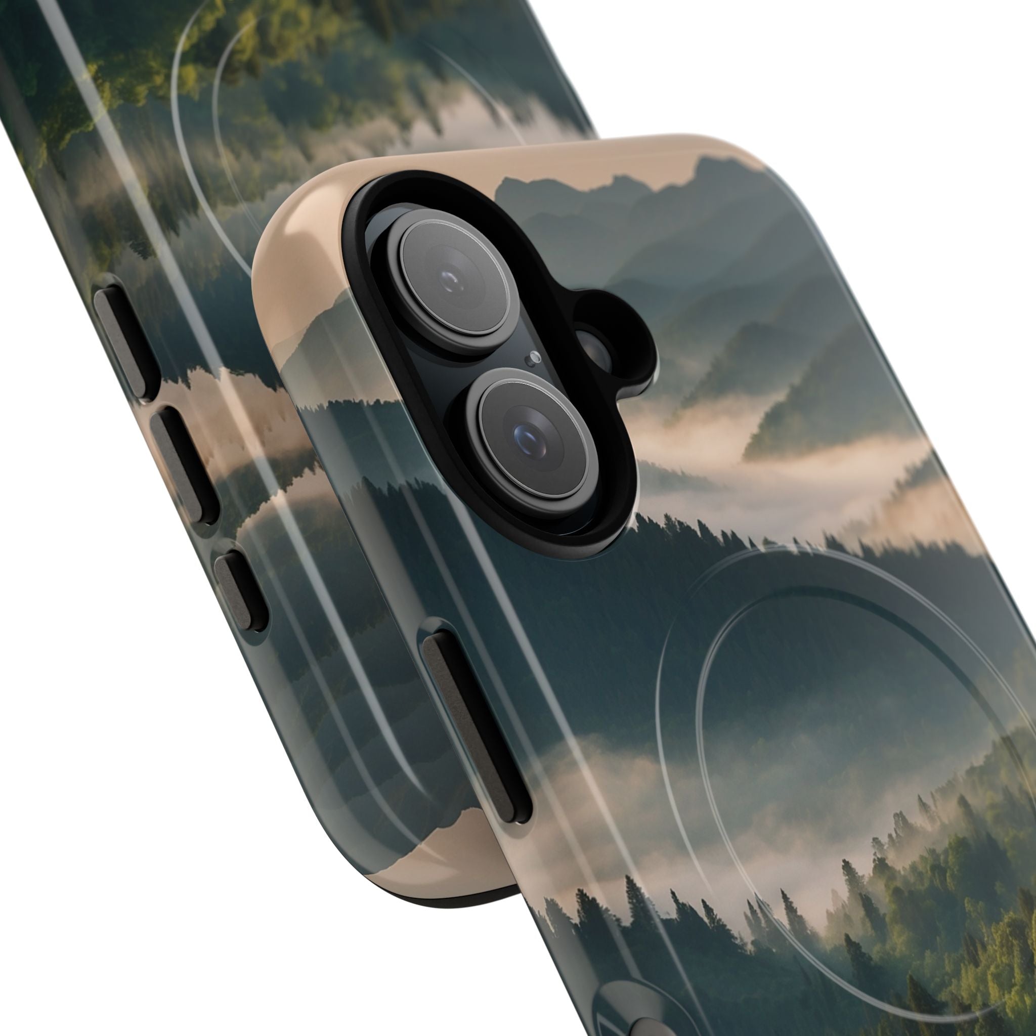 Foggy Mountain Ridge · Tough+ Hoesje voor iPhone · Magsafe