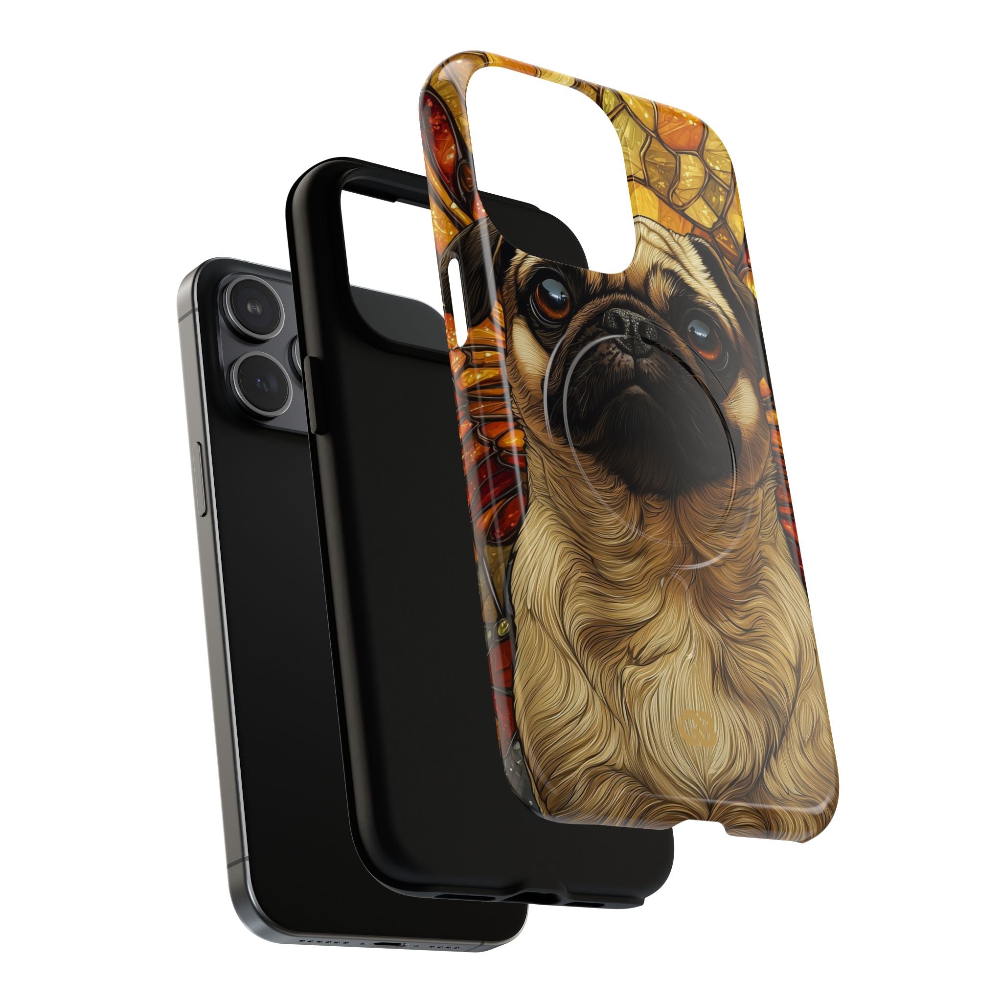 Amber Pug Divinità · Tough+ Custodia per iPhone · Magsafe