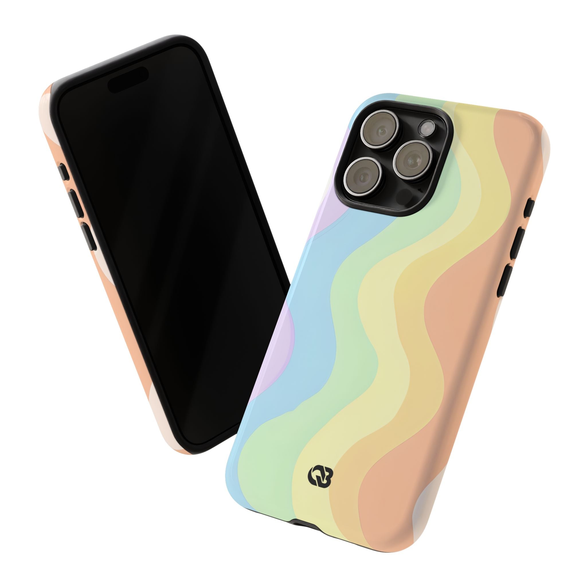 Pastel Ripple Flow · Tough Case na iPhone