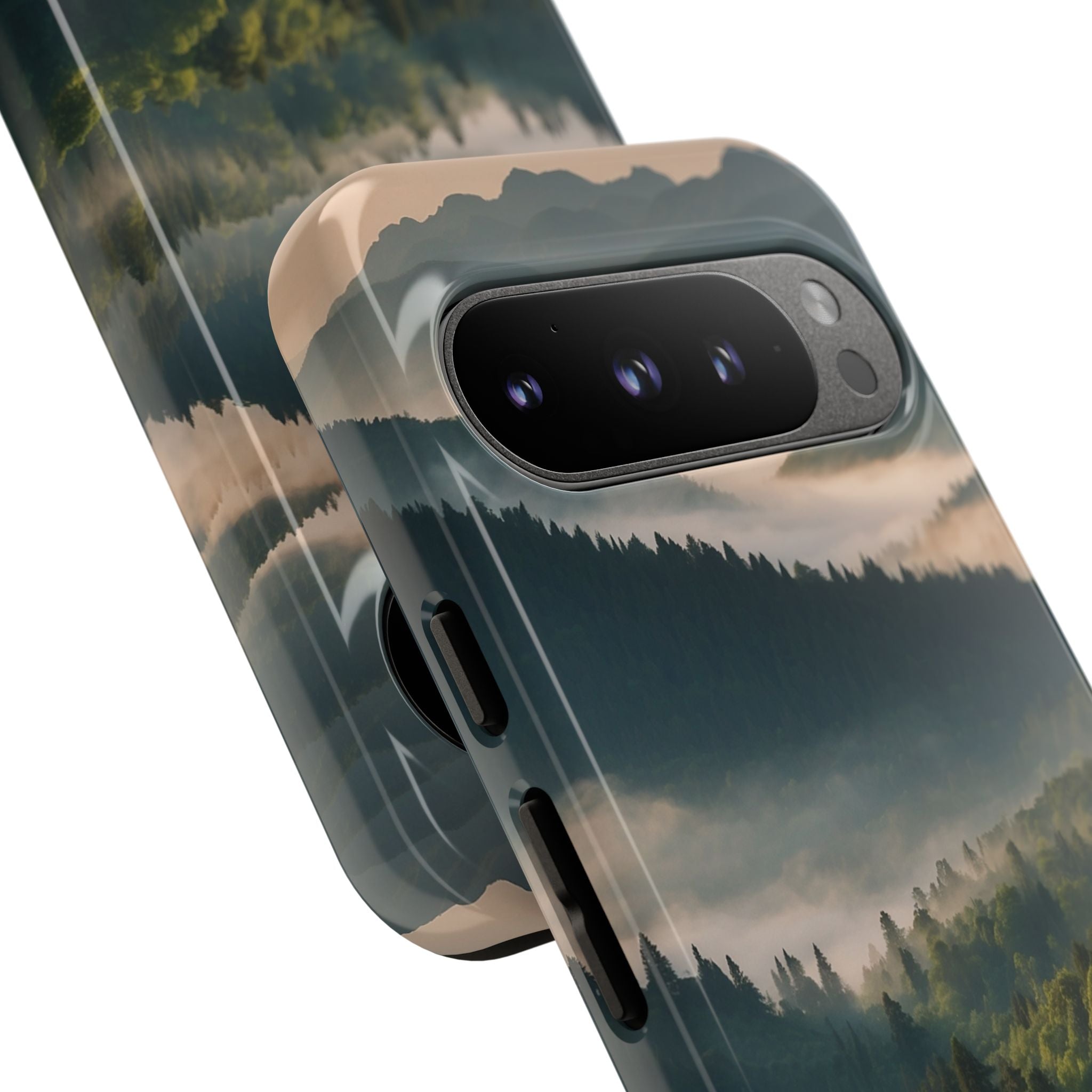 Foggy Mountain Ridge · Tough Phone Case for Google Pixel