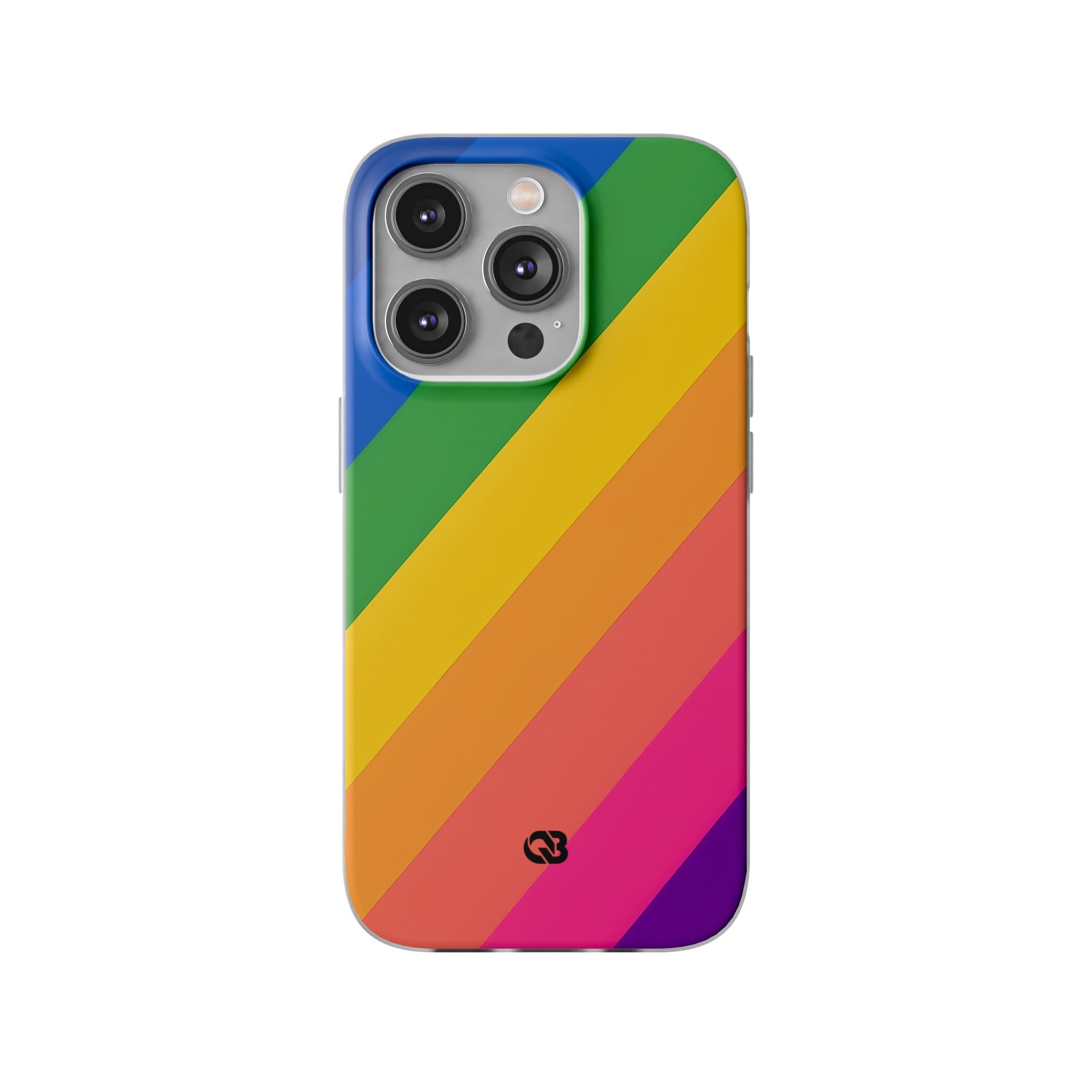 Vibrant Spectrum Slope · Soft Phone Case for iPhone