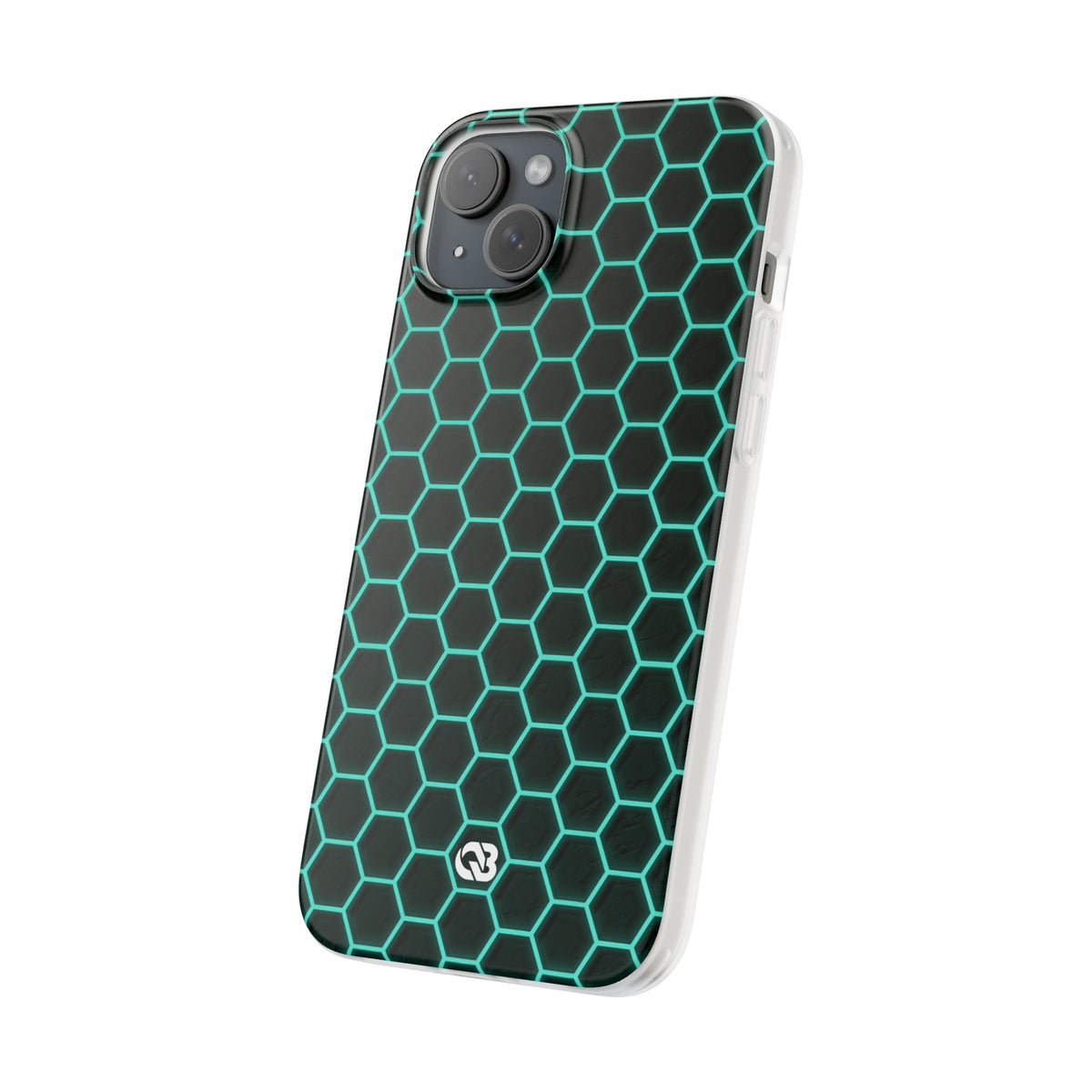 Neon Hex Spectrum · Lite Phone Case for iPhone · Teal