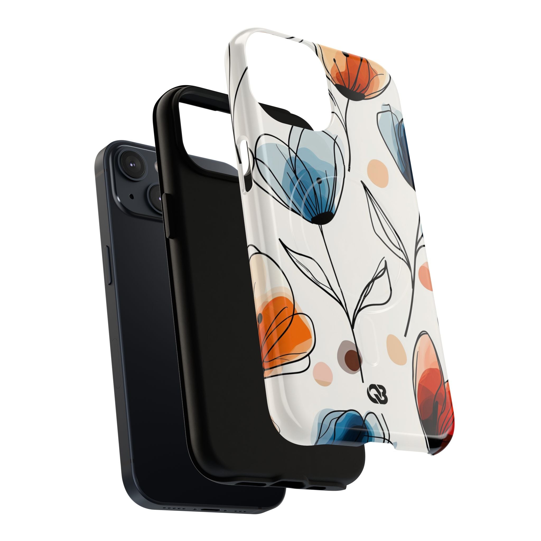 Ink Watercolor Tulips · Tough+ Phone Case for iPhone · Magsafe