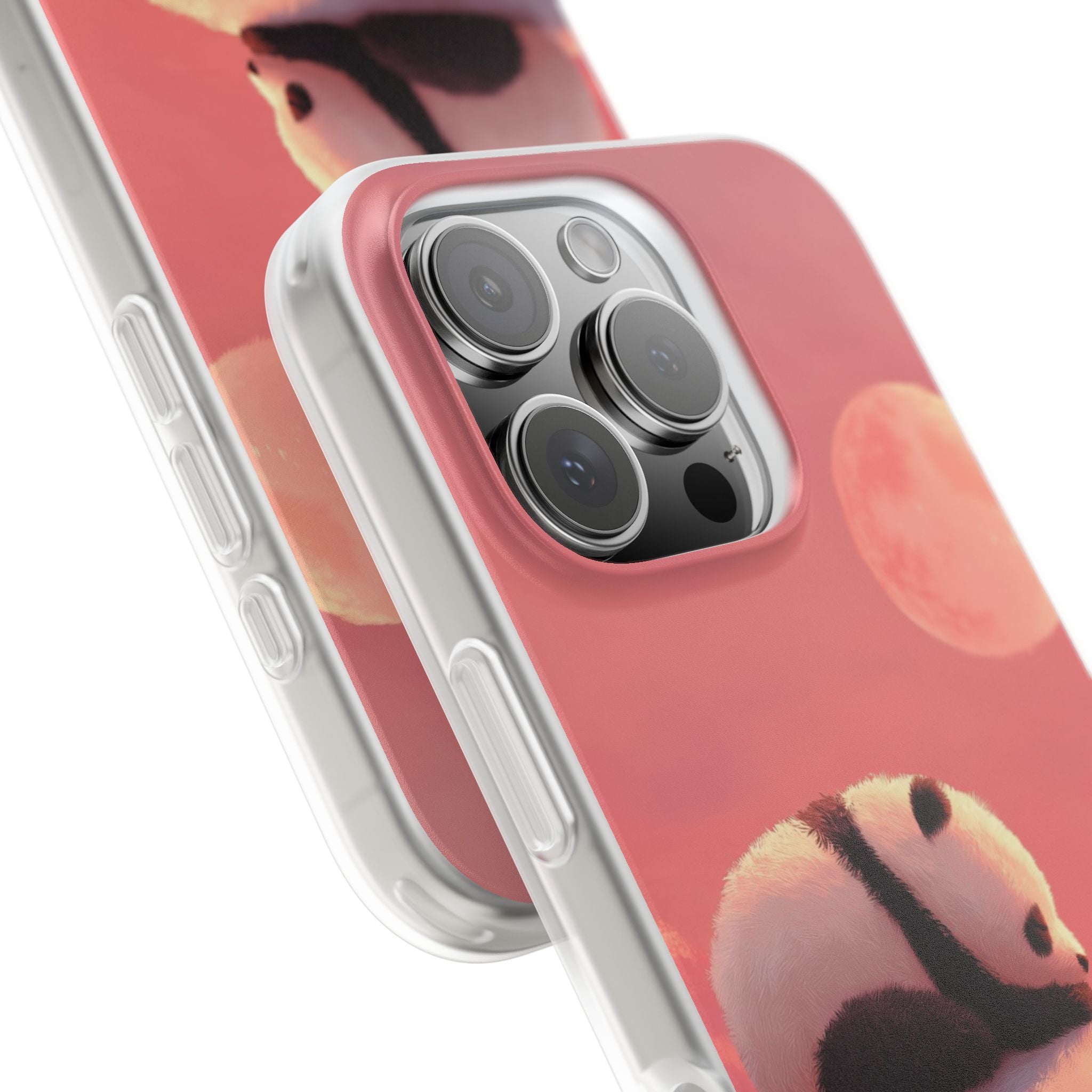 Panda Moonbeam iPhone 16 Pro Case - Soft