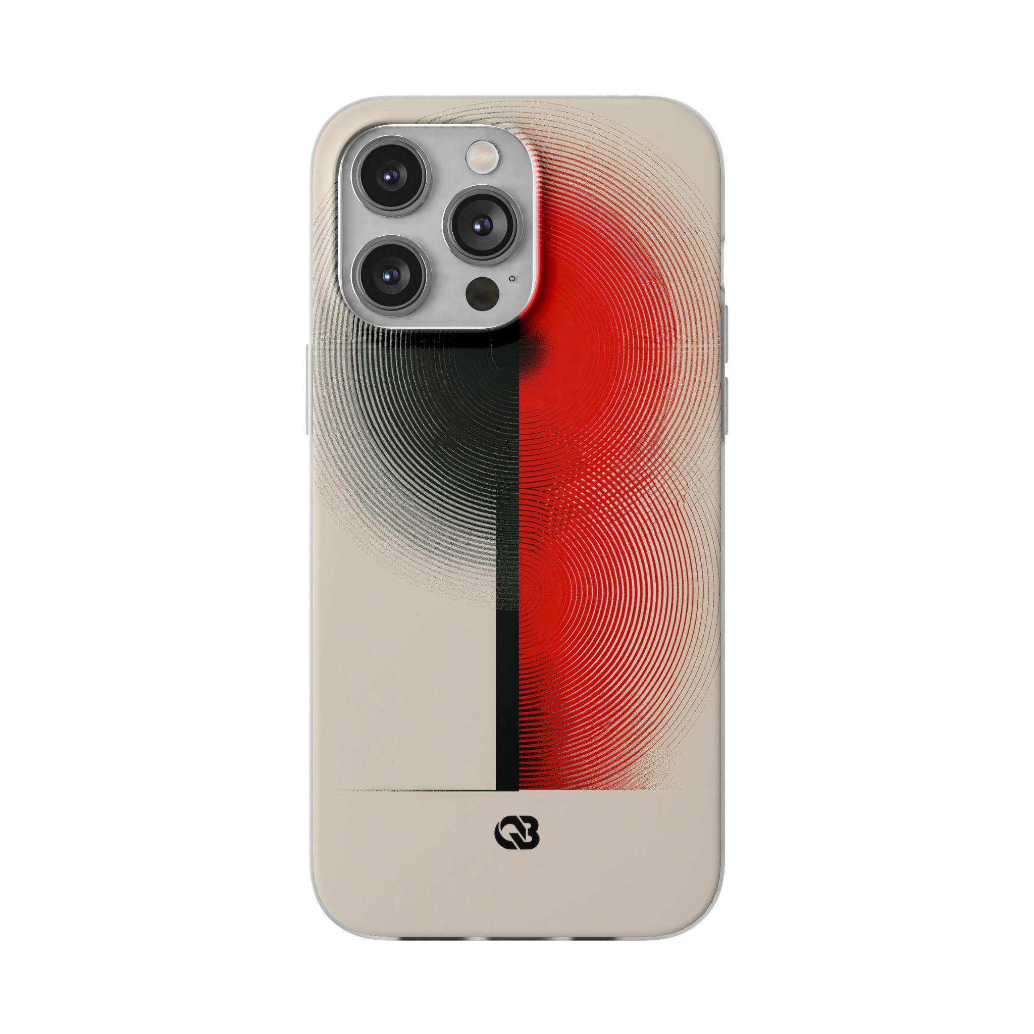 Red Lite Phone Case for iPhone - Split Signal Red