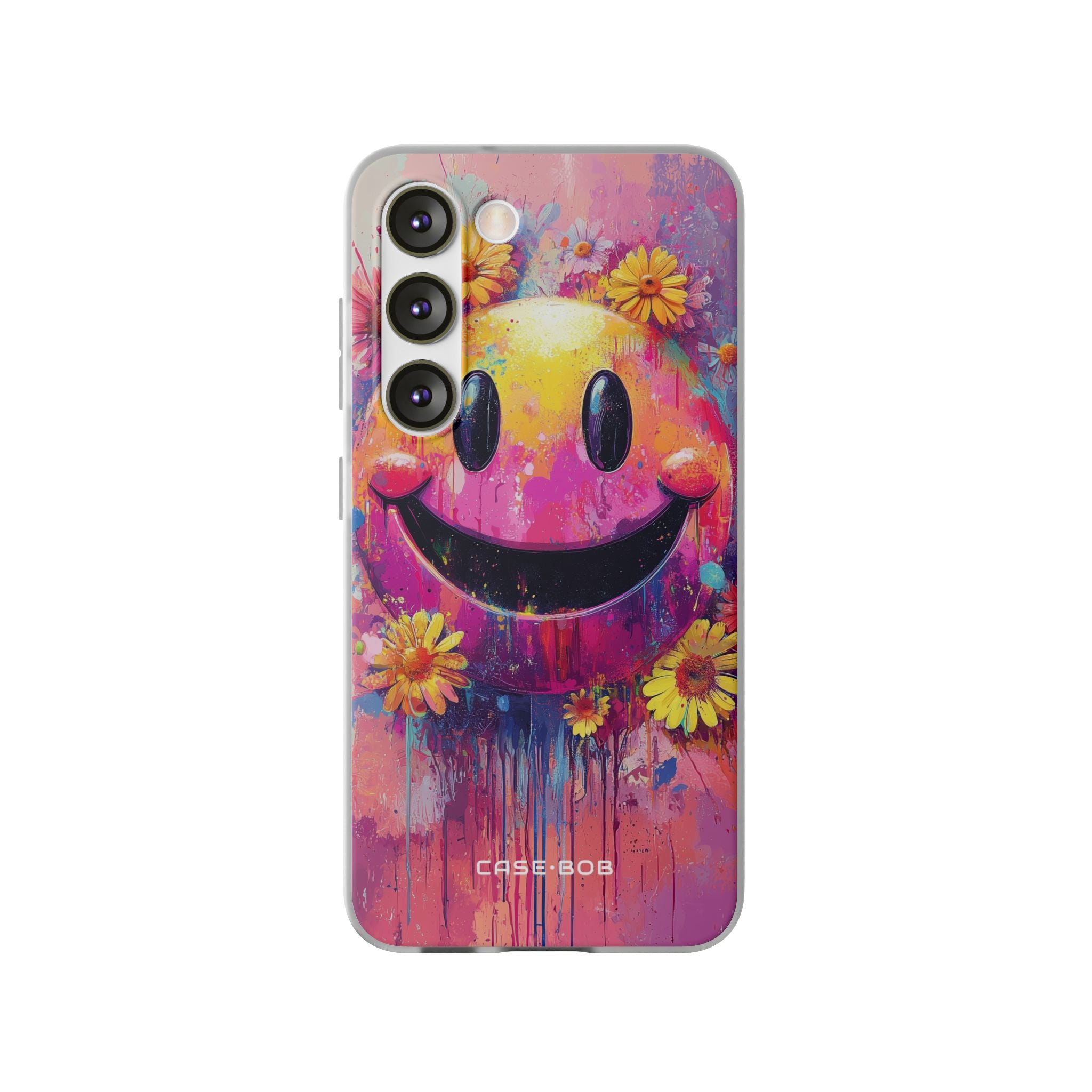 Smiley Bloom Samsung S23 Case - Soft