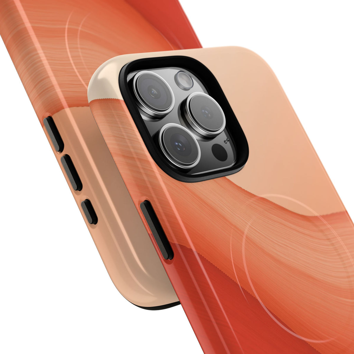 Terracotta Flow · Tough 2.0 Magnetic Phone Case for iPhone · Orange