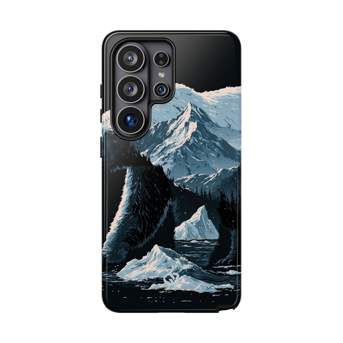 Nordic Arctic Bear · Tough Phone Case for Samsung · Black