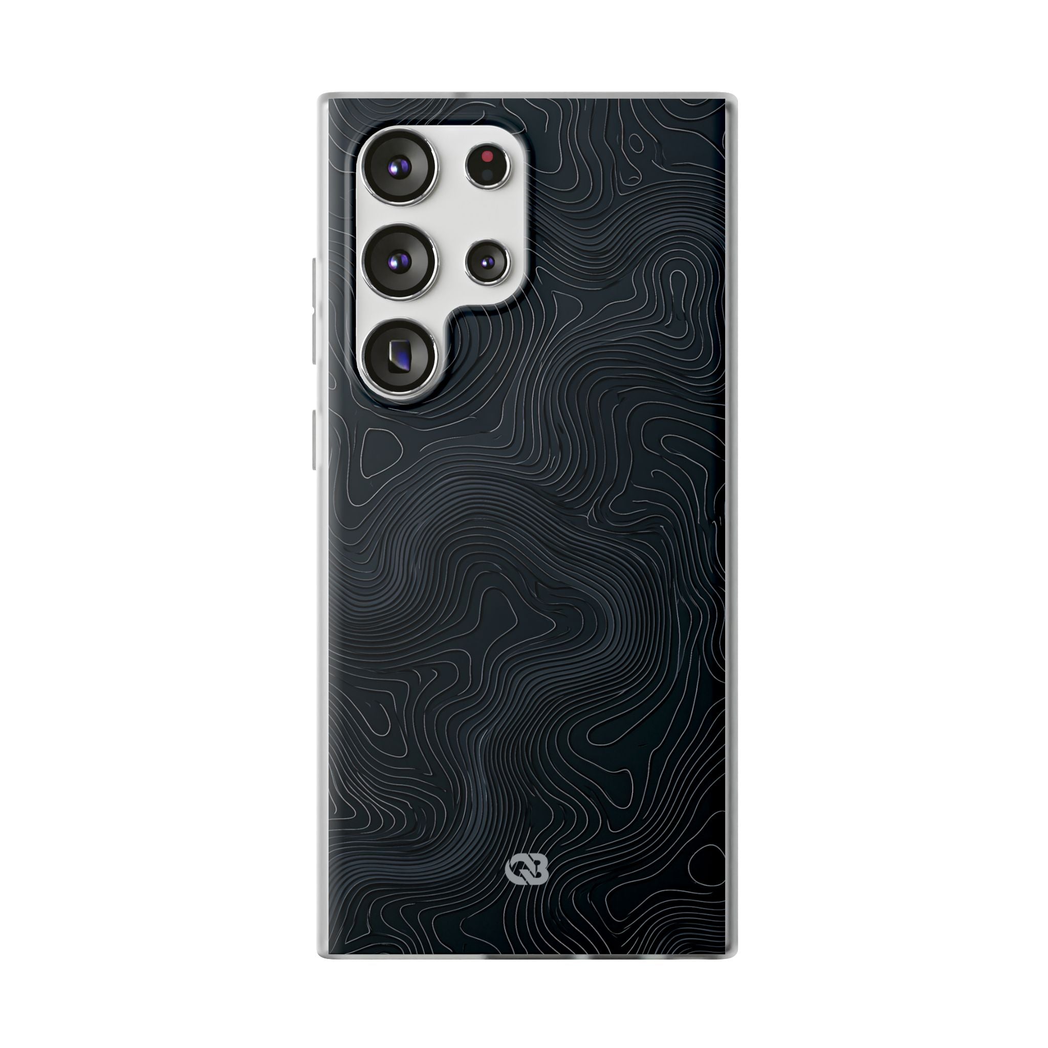 Black Lite Phone Case for Samsung - Obsidian Ridge Topo