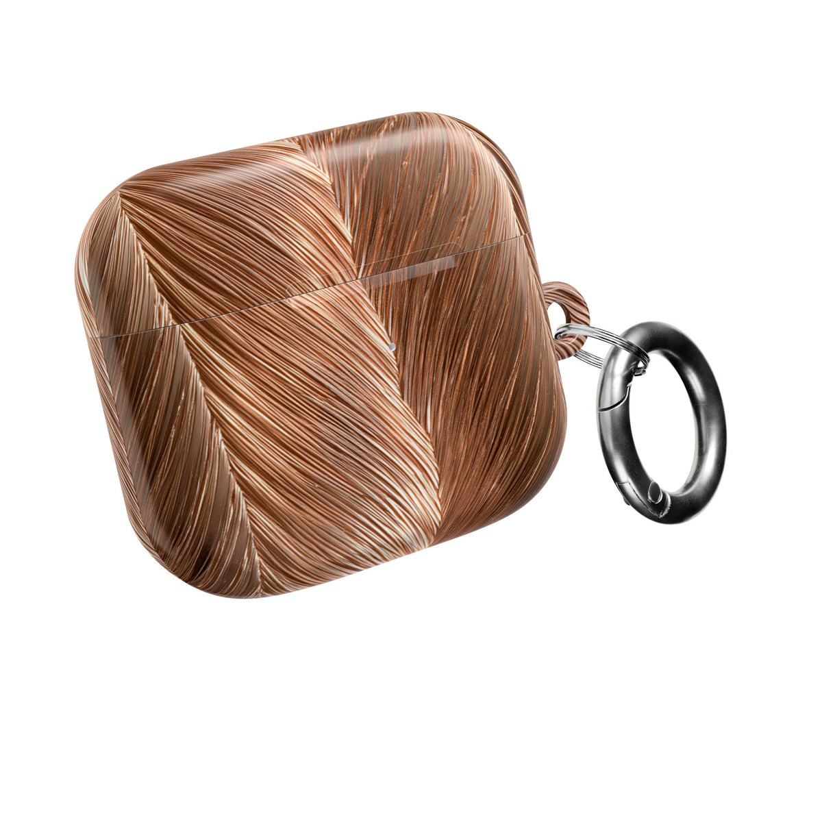 Rose Gold Weave · Hard Case for AirPods & AirPods Pro · Brown