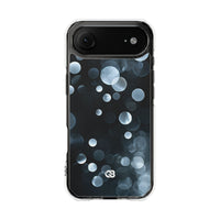 Black Impact MagSafe Phone Case for iPhone - Silver Orbit Glow