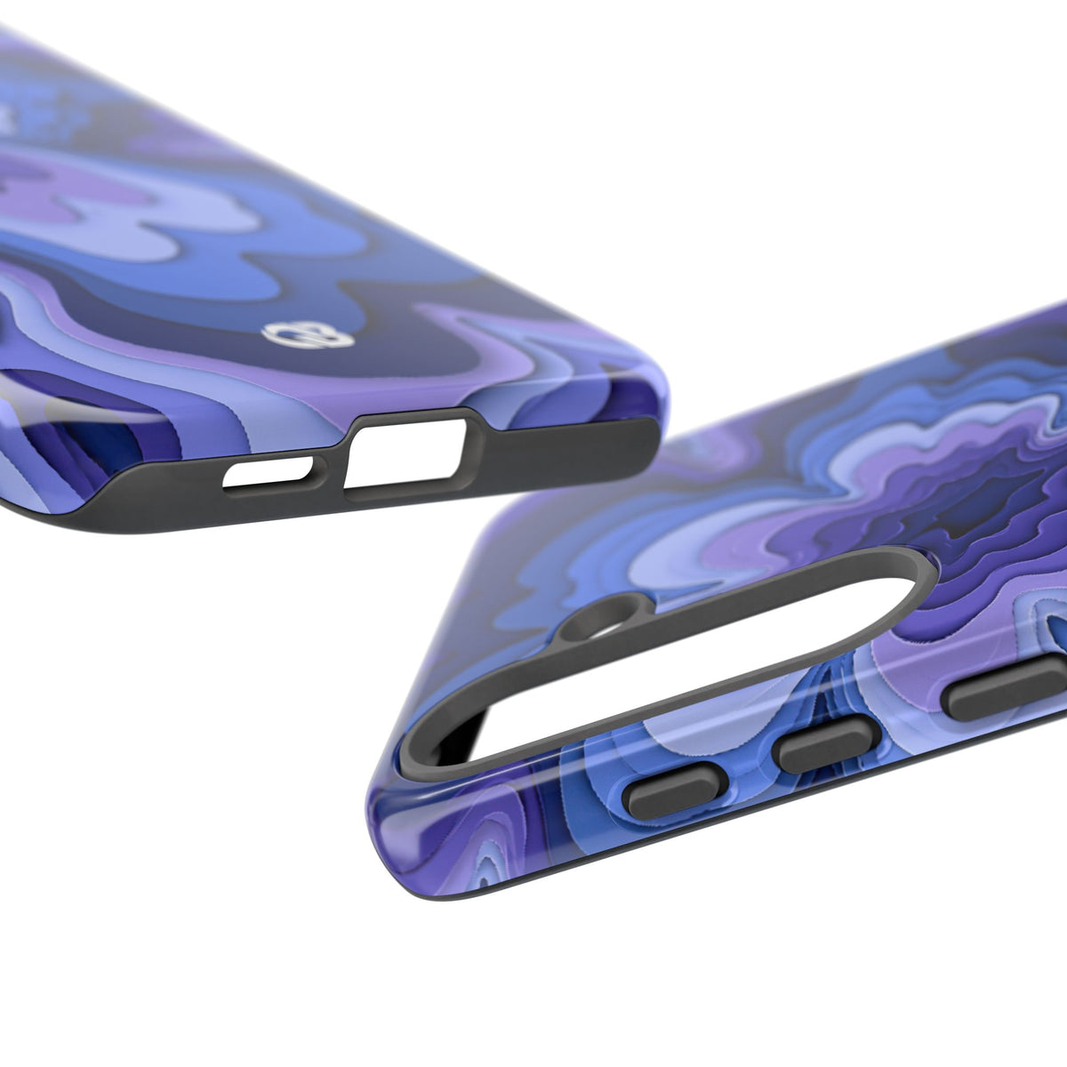 Periwinkle Strata Bloom · Tough Phone Case for Samsung · Purple