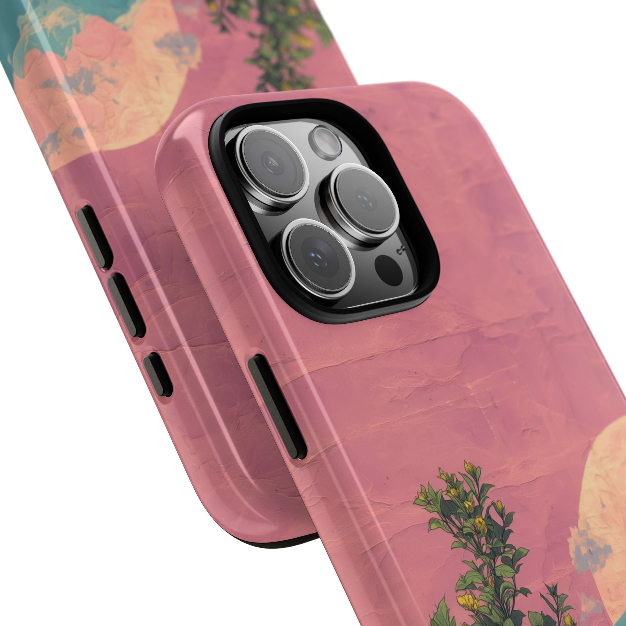 Lunar Pastel Bloom · Coque de téléphone Tough pour iPhone