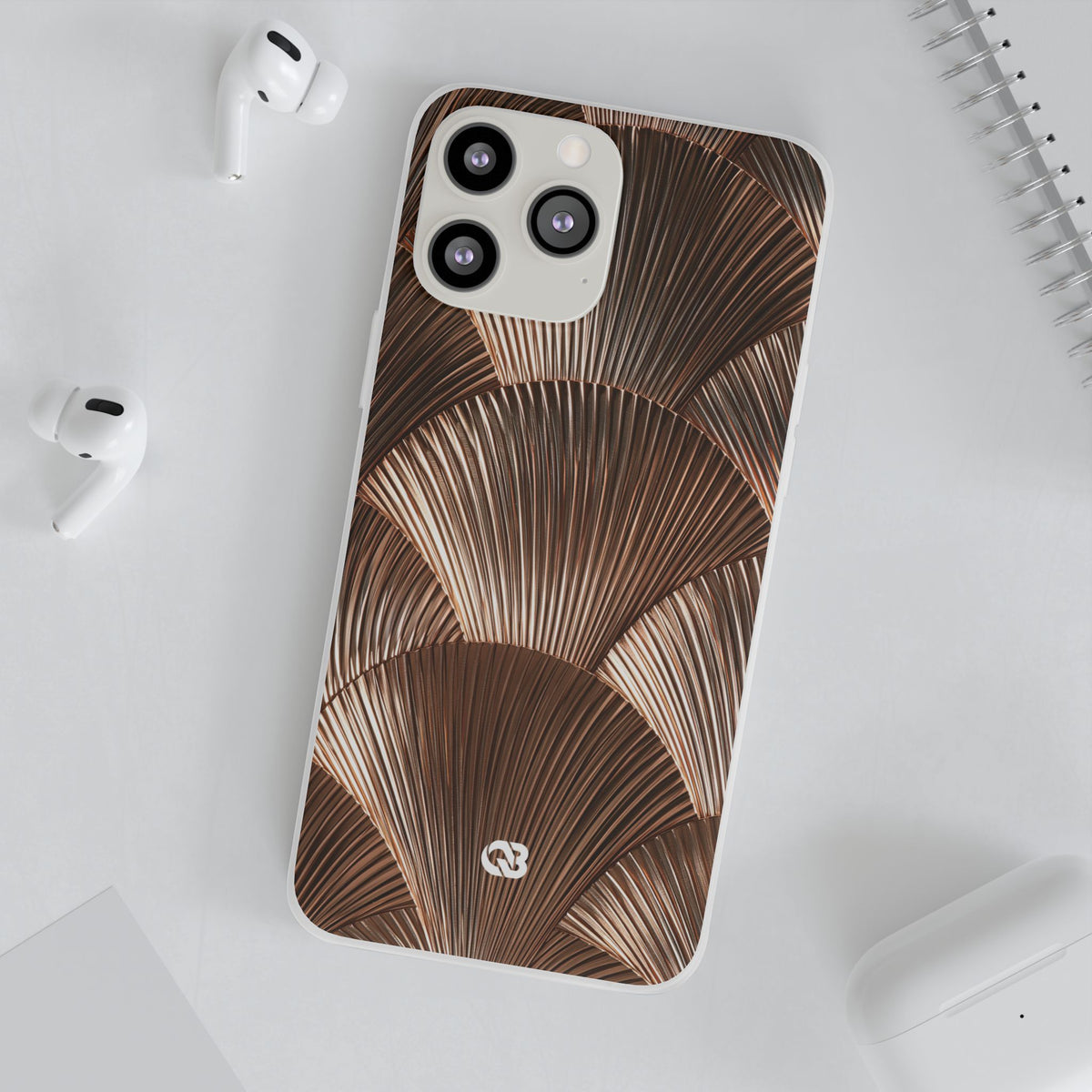 Rose Gilded Fan · Lite Phone Case for iPhone · Gold