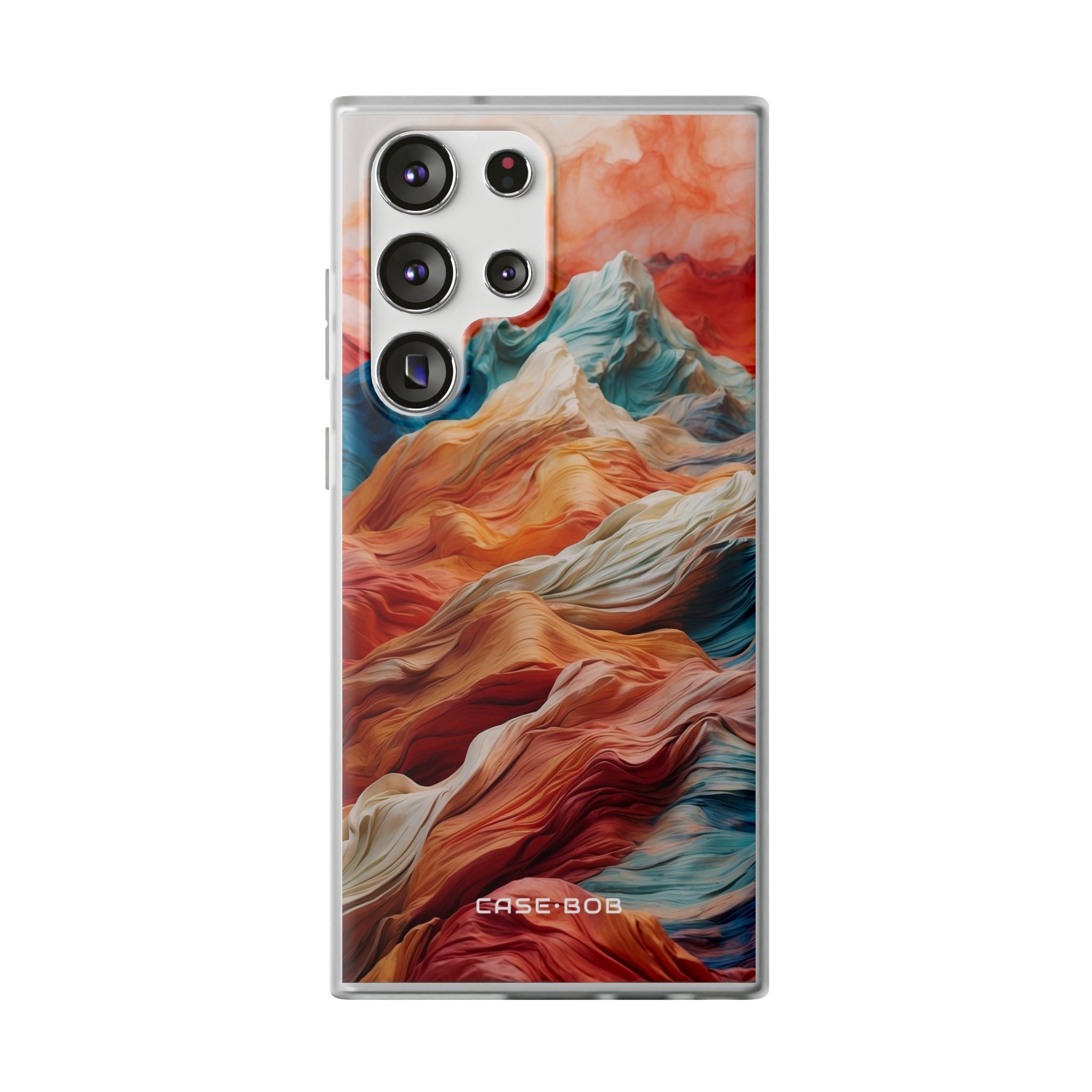 Kangas Peaks Cream Samsung S23 Ultra -pehmeä suojus