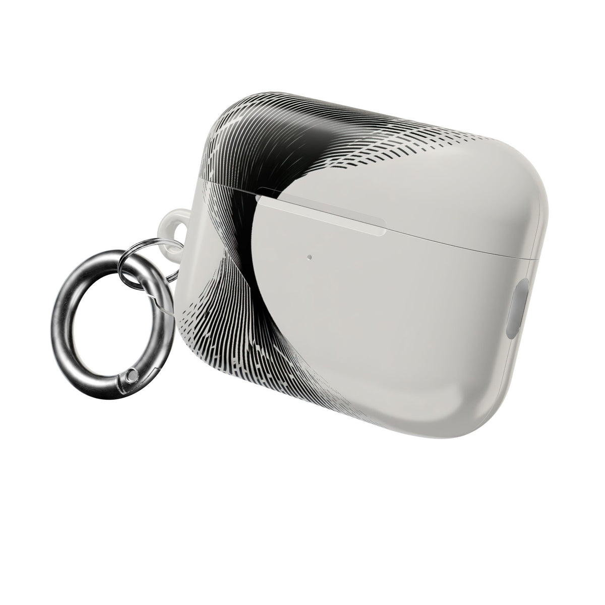Helical Grid · Hard Case for AirPods & AirPods Pro · Grey