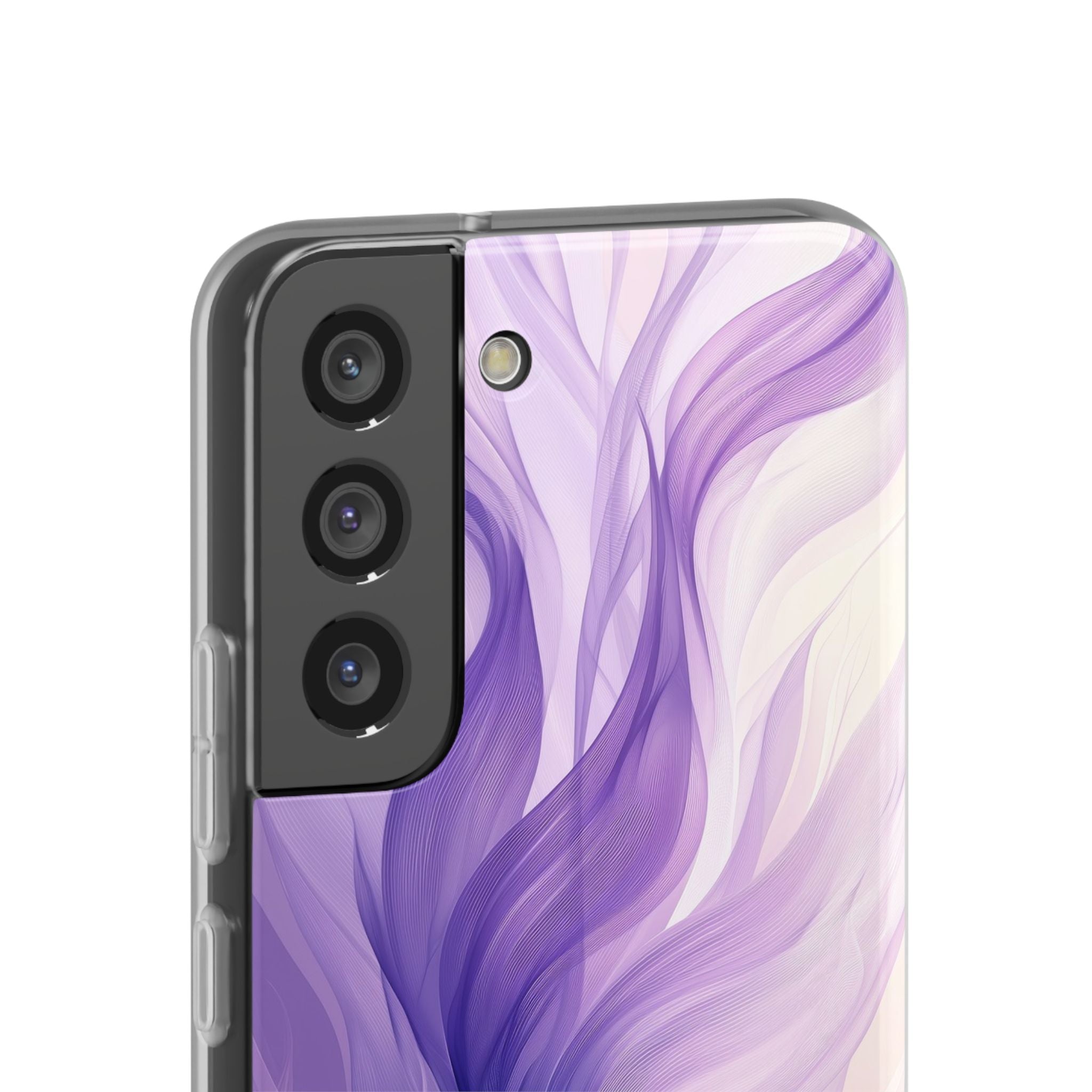 Amethyst Silk Waves · Soft Phone Case for Samsung