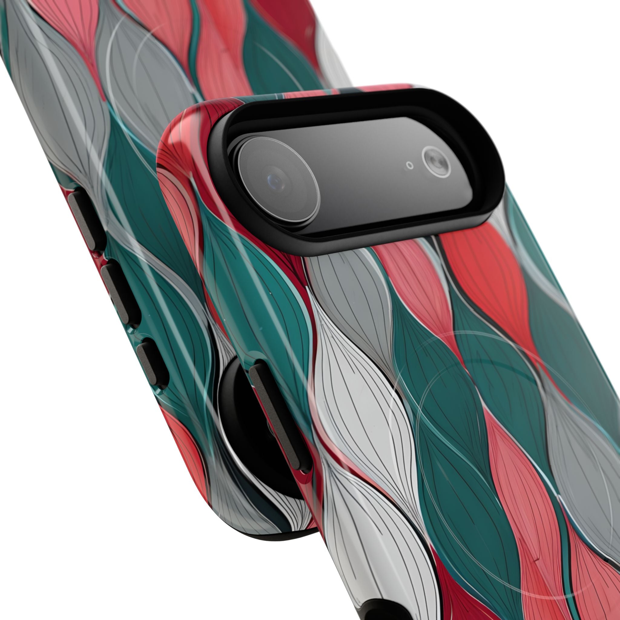 Leaf Cascade Teal iPhone 17 Air Case - Tough+ - CASE•BOB