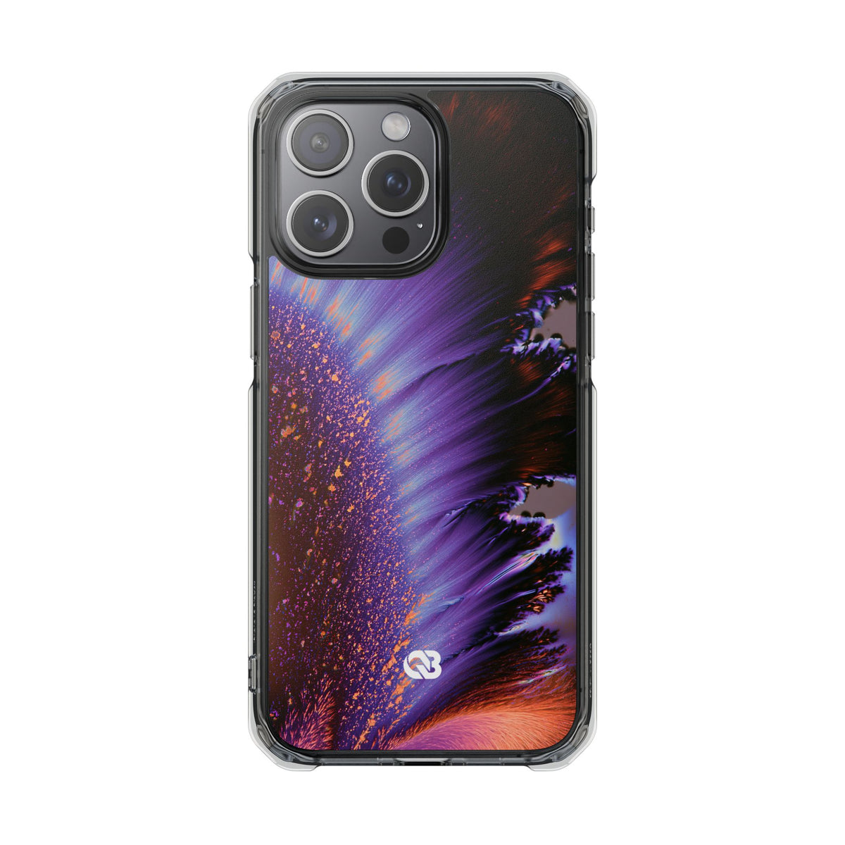 Ethereal Corona · Clear Impact Magnetic Phone Case for iPhone · Purple