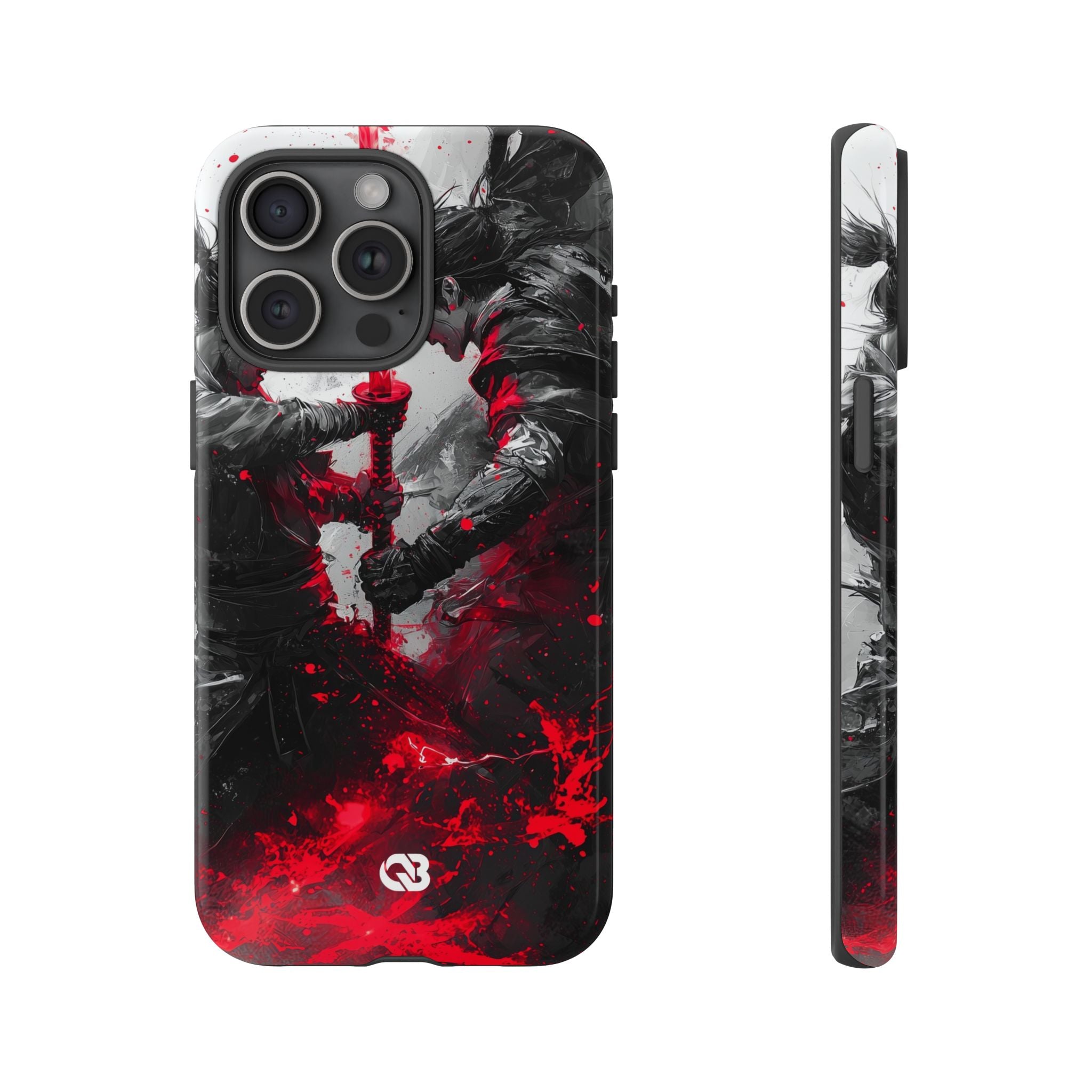 Shattered Crimson Duel · Tough Hoesje voor iPhone
